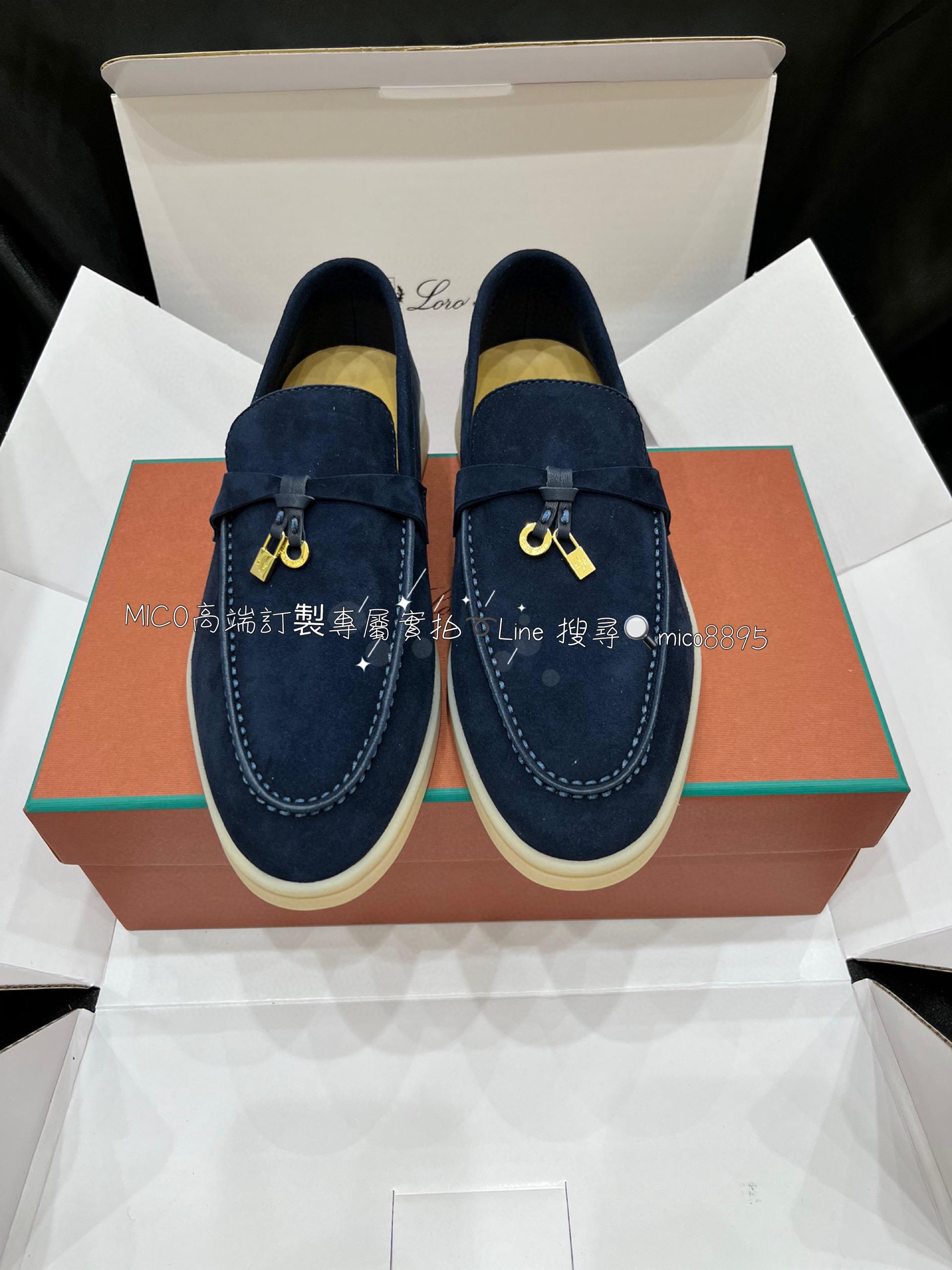 義大利奢侈品牌 Loro Piana 純手工低調奢華樂福鞋 半拖 35-40