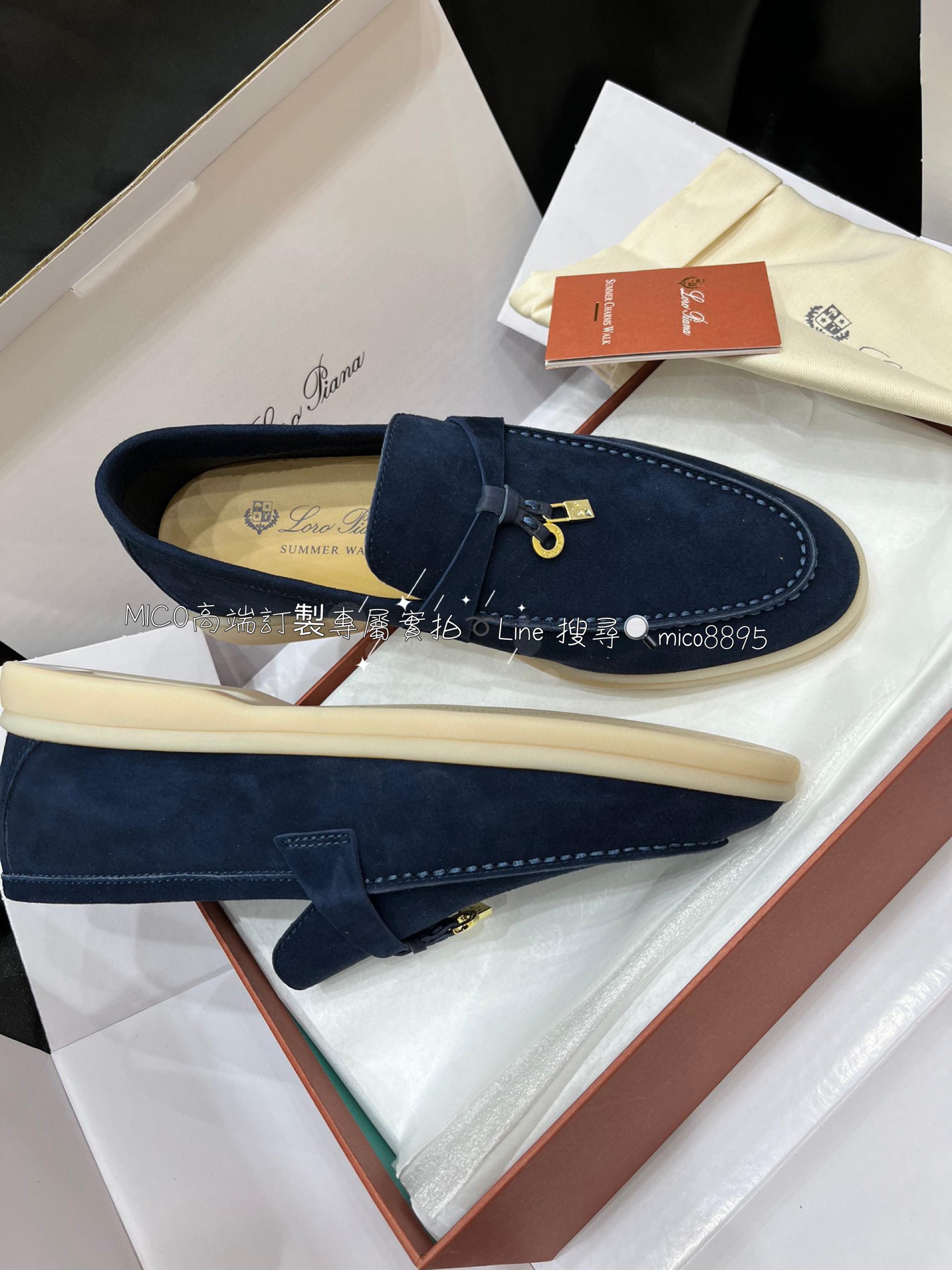 義大利奢侈品牌 Loro Piana 純手工低調奢華樂福鞋 半拖 35-40