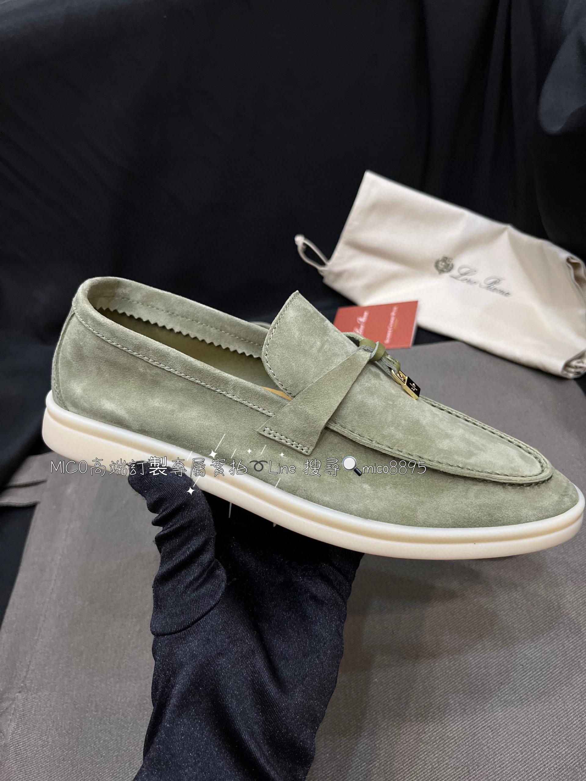 義大利奢侈品牌 Loro Piana 純手工低調奢華樂福鞋 半拖 35-40