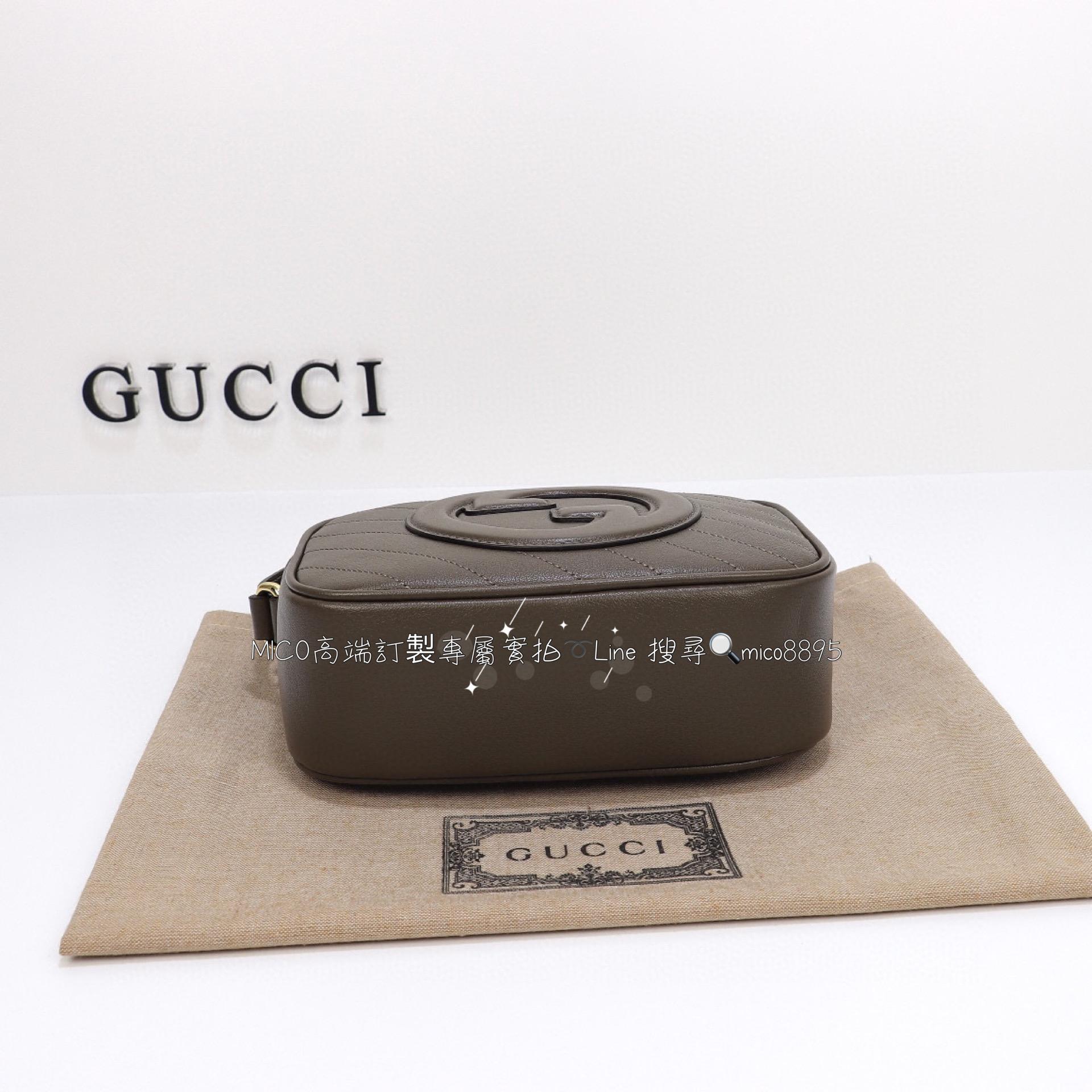 GUCCI G家 Blondie系列 墨綠色 小號相機包/流蘇相機包/斜跨包 21cm