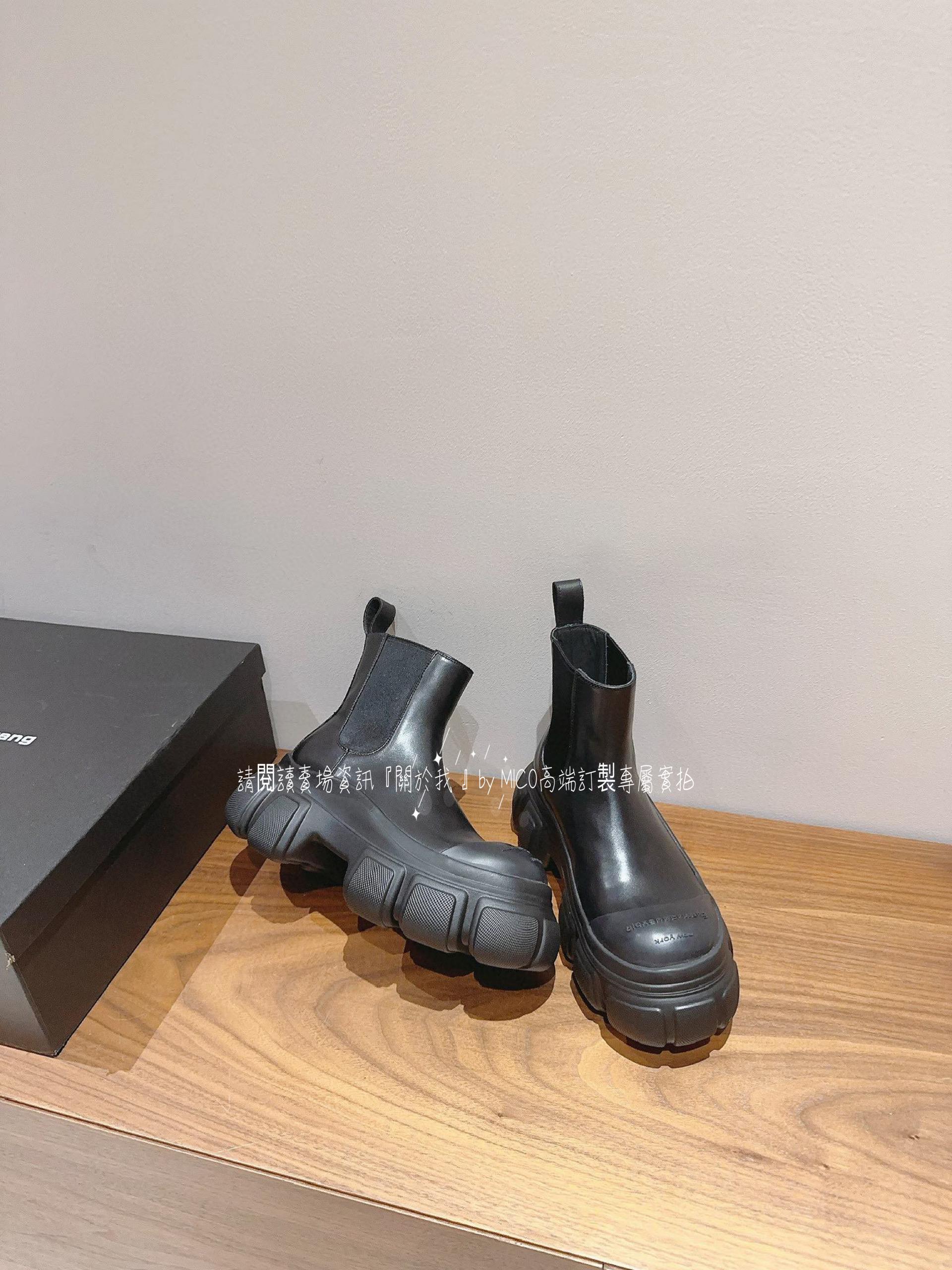 Alexander Wang· 23s秋冬爆款 輪胎鞋 厚底大頭馬丁靴 35-39