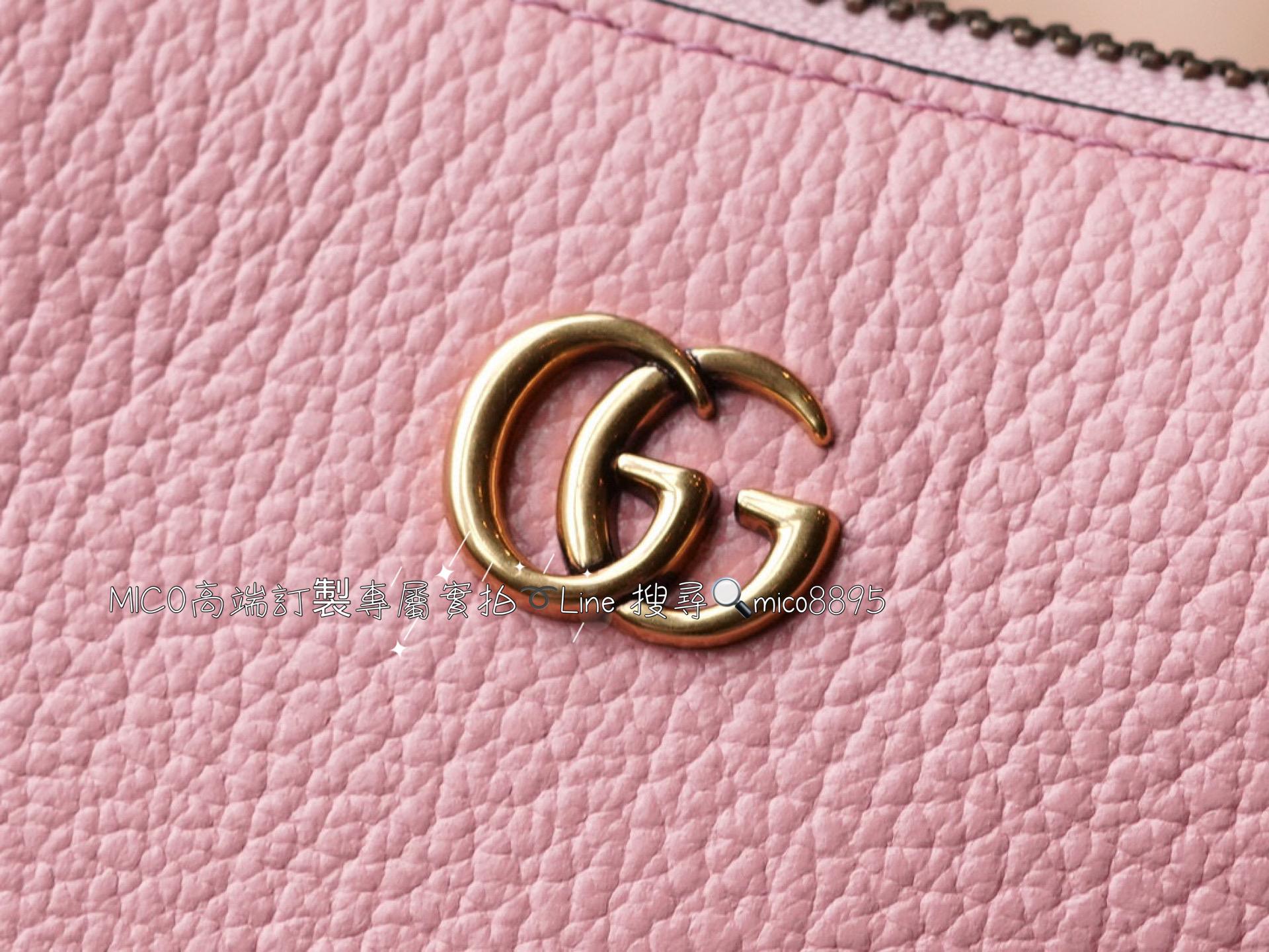 Gucci Aphrodite系列手袋 粉色 迷你肩背包 尺寸：21*12*4cm