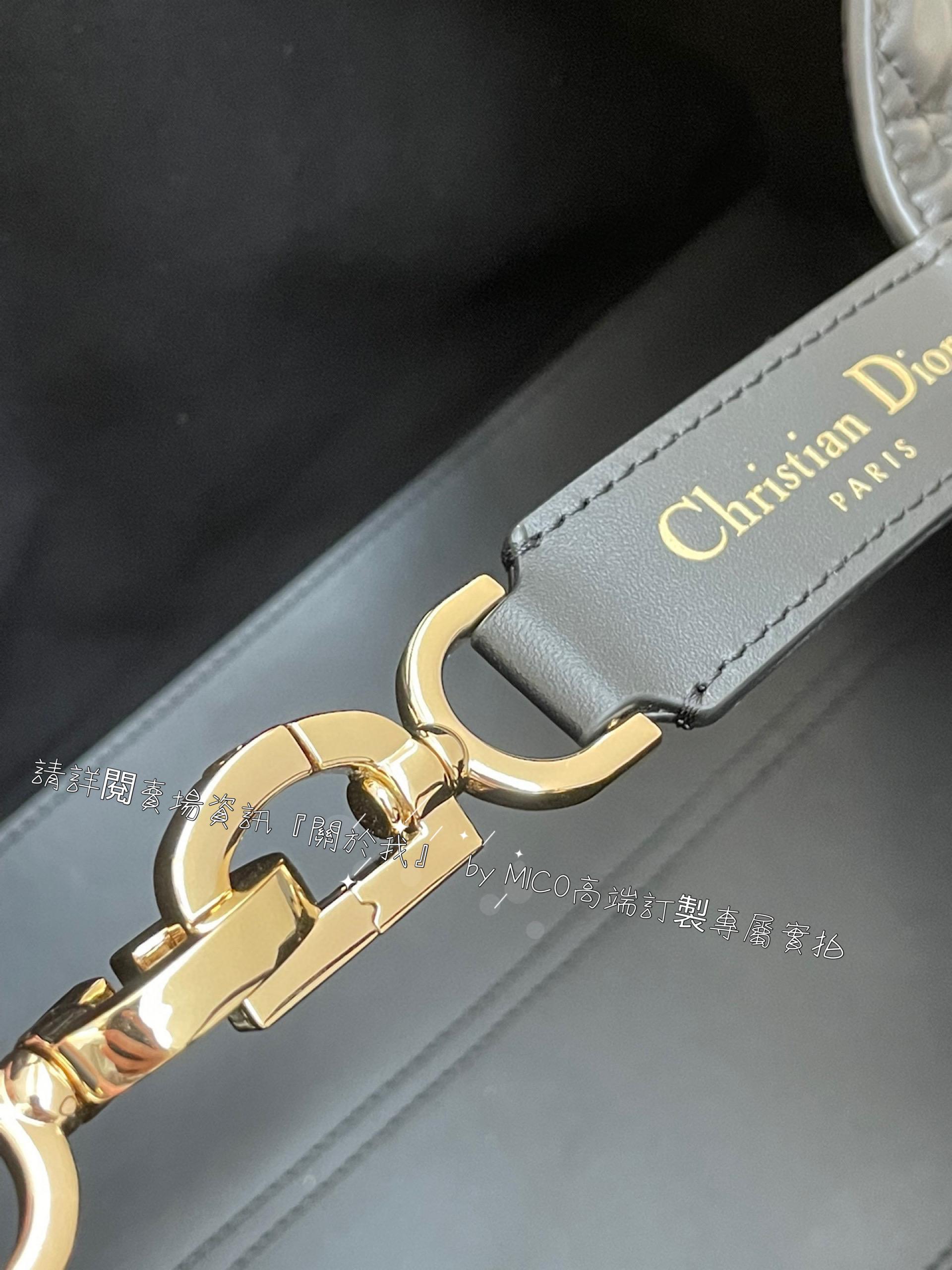 Dior 黑色小牛皮 Toujours 隨性感旅行托特包 size:28.5*19*21cm