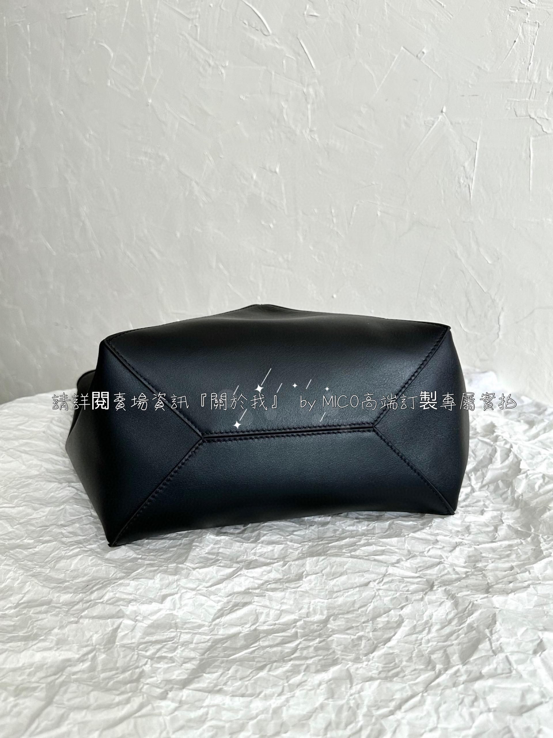 Loewe puzzle fold tote 黑色 中號/折疊購物袋 中號尺寸：25.5-14.5-31.5cm