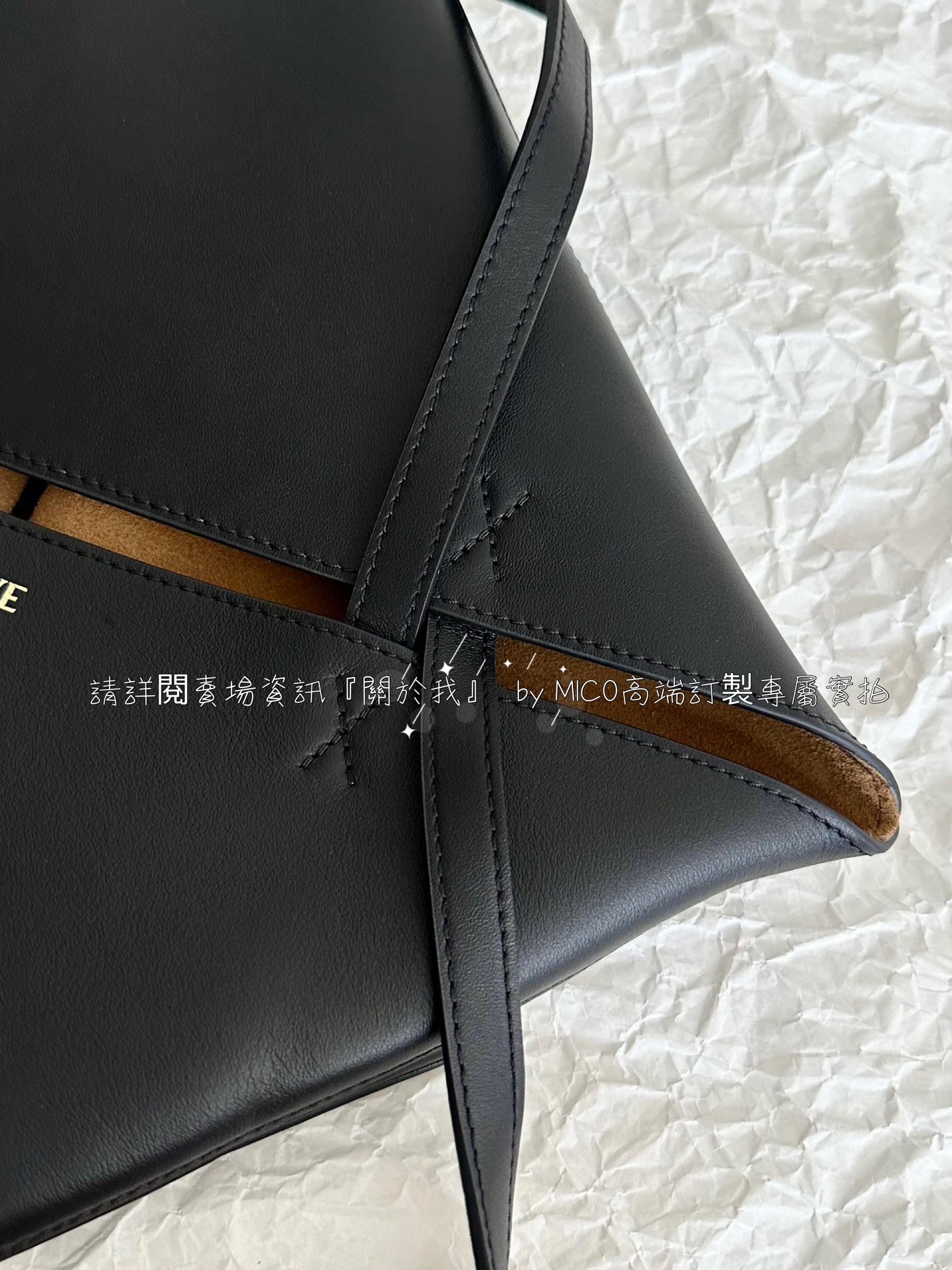 Loewe puzzle fold tote 黑色 中號/折疊購物袋 中號尺寸：25.5-14.5-31.5cm