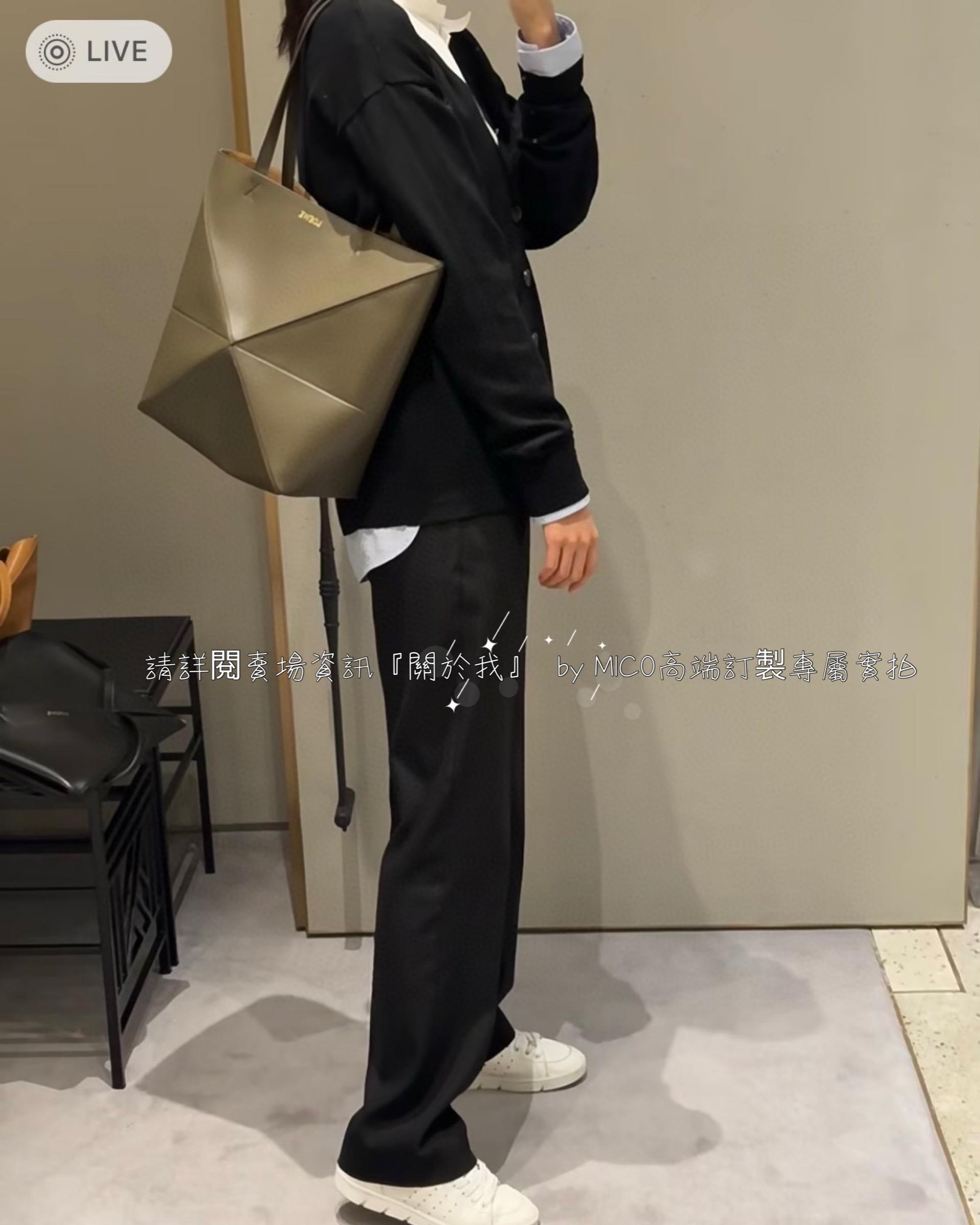 Loewe puzzle fold tote 軍綠色 中號/折疊購物袋 中號尺寸：25.5-14.5-31.5cm