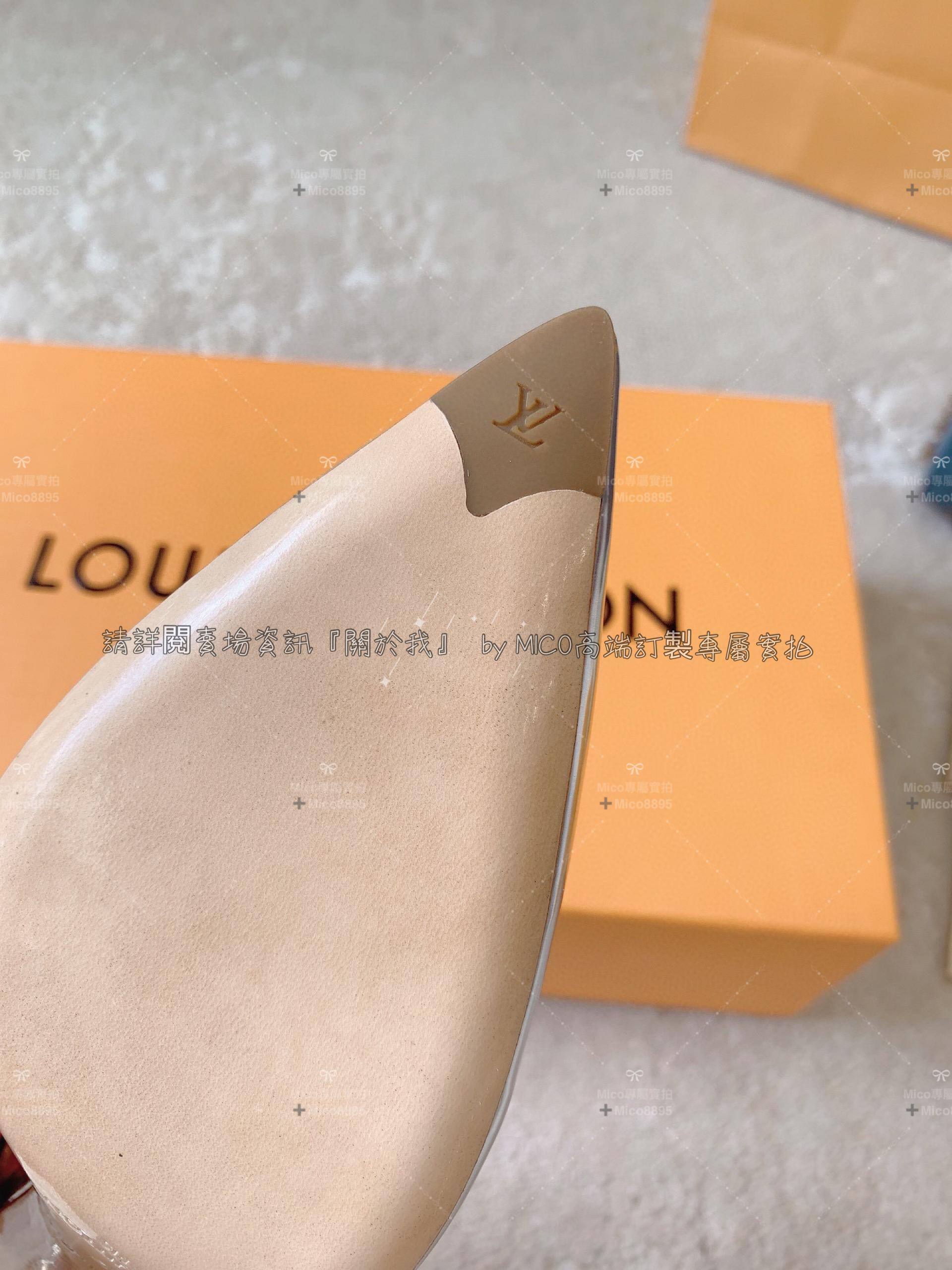 Louis Vuitton 23ss LV 銀色 Blossom 高跟涼鞋/跟鞋 跟高7.5cm 34-40