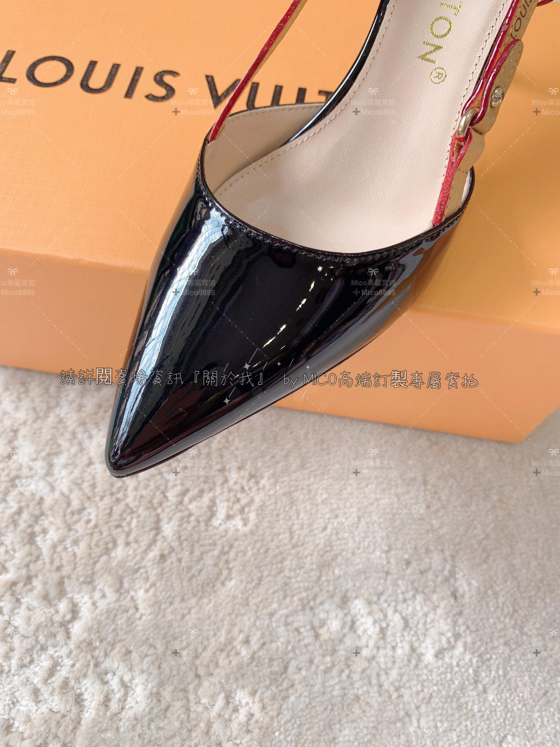 Louis Vuitton 23ss LV 黑色 Blossom 高跟涼鞋/跟鞋 跟高7.5cm 34-40