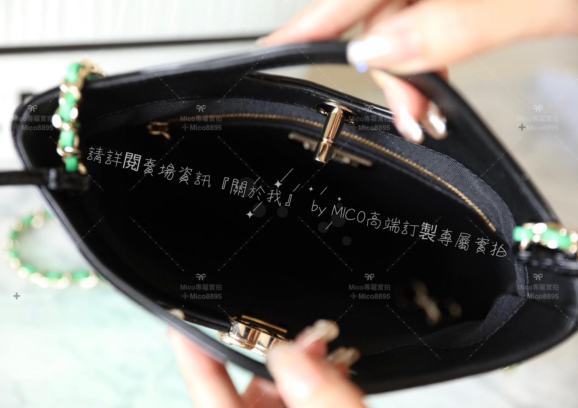 CHANEL 23a系列 31Bag 竹子綠 mini款 小牛皮 尺寸：𝟤𝟤*𝟤𝟦.𝟧*𝟧.𝟧 𝖼𝗆