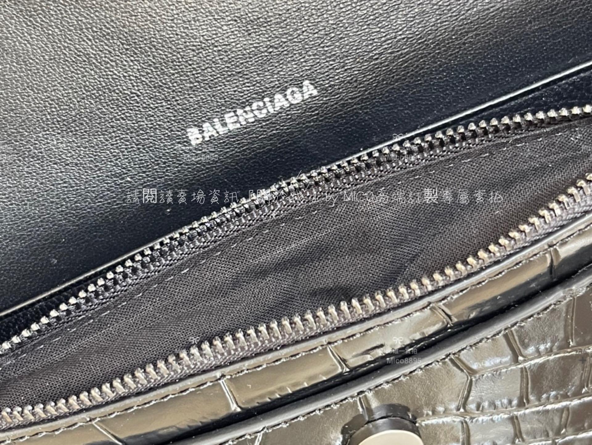 Balenciaga All Black WOC 沙漏包/鍊條包/錢包 19cm