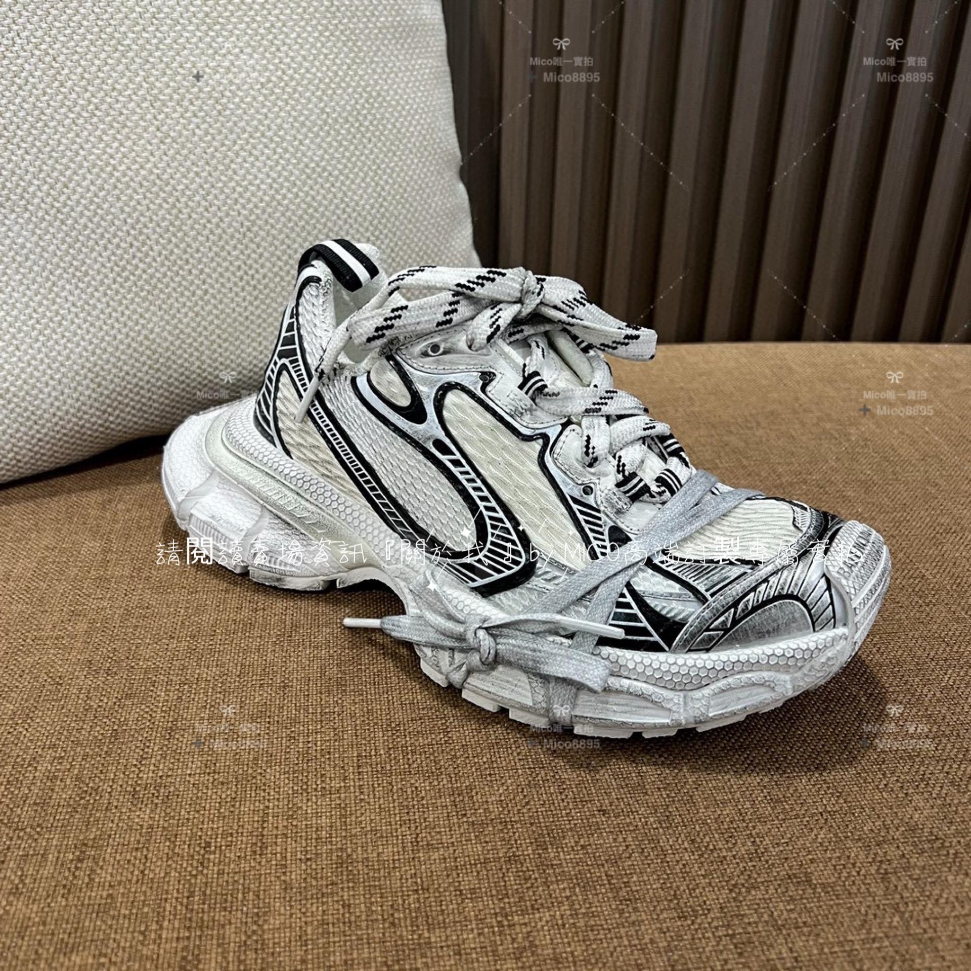 Balenciaga 3XL系列 黑白拼色 百搭老爹鞋 情侶款 情侶鞋 35-46 （男碼備註）