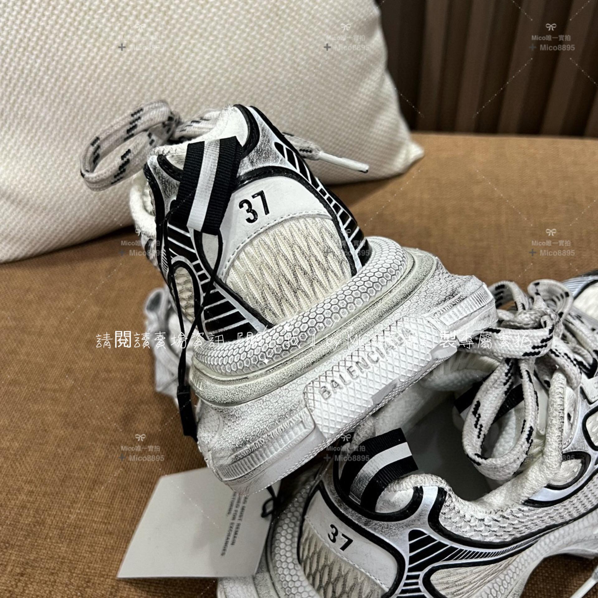 Balenciaga 3XL系列 黑白拼色 百搭老爹鞋 情侶款 情侶鞋 35-46 （男碼備註）