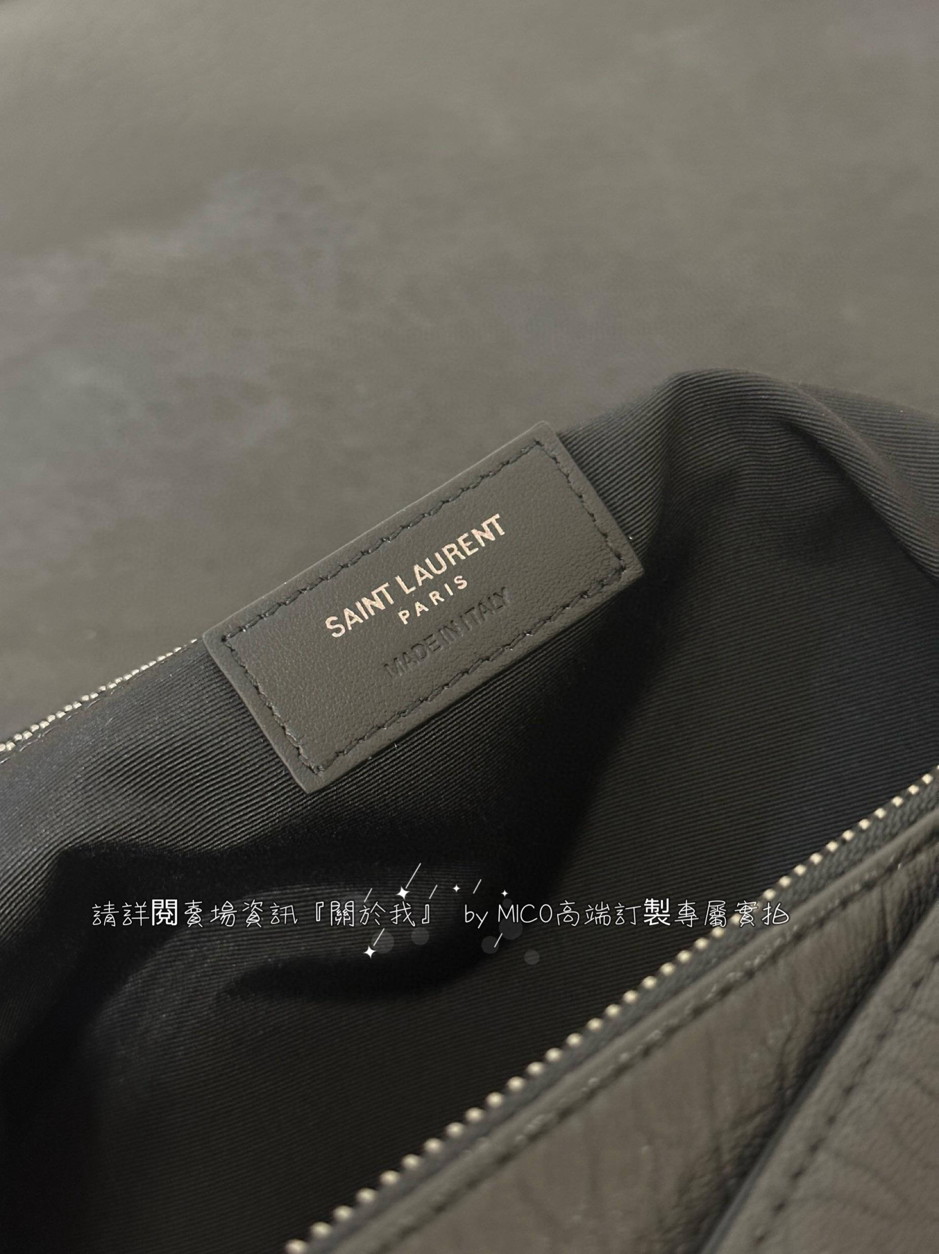 YSL 最新 超大尺寸 Oversize Niki 羊皮材質大象紋 47cm