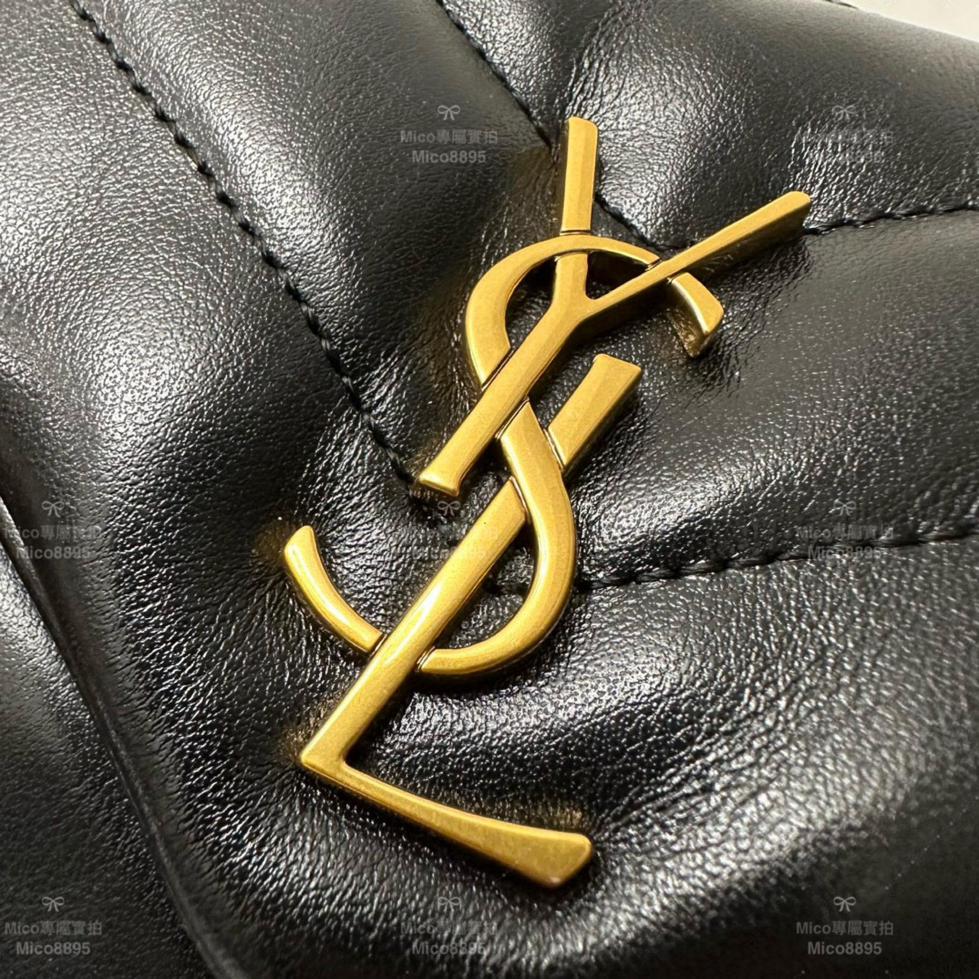 Saint Laurent YSL LouLou迷你號斜挎包/黑金/size20cm