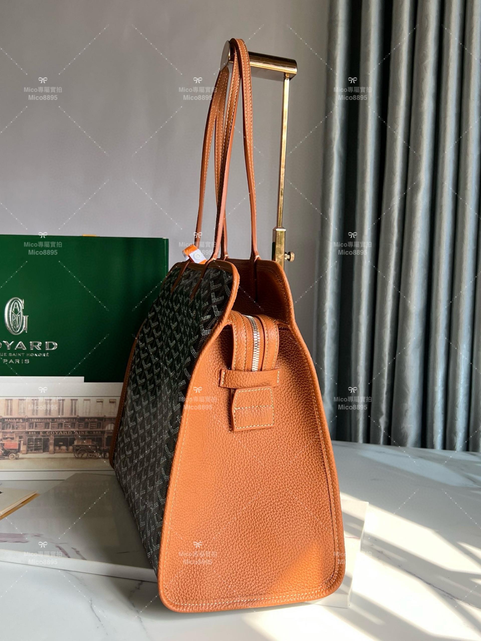 Goyard 焦糖色 hardy bag 購物袋/旅行包/寵物包