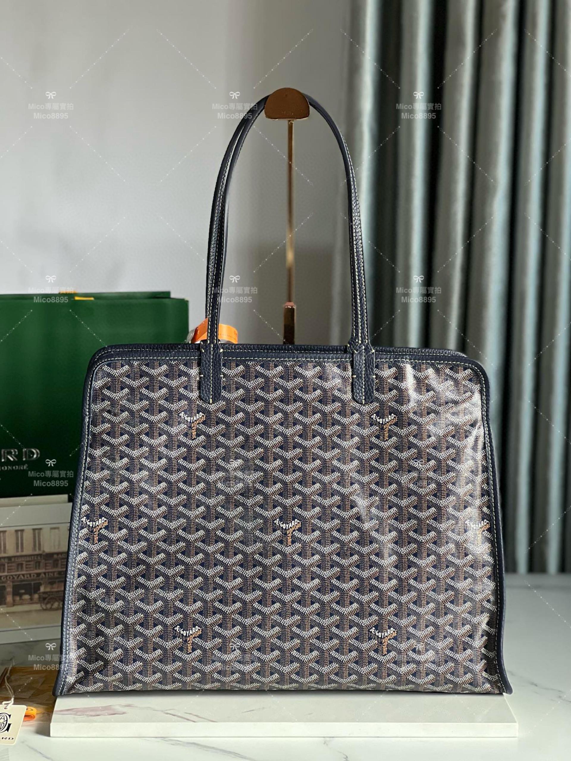 Goyard 深藍色 hardy bag 購物袋/旅行包/寵物包