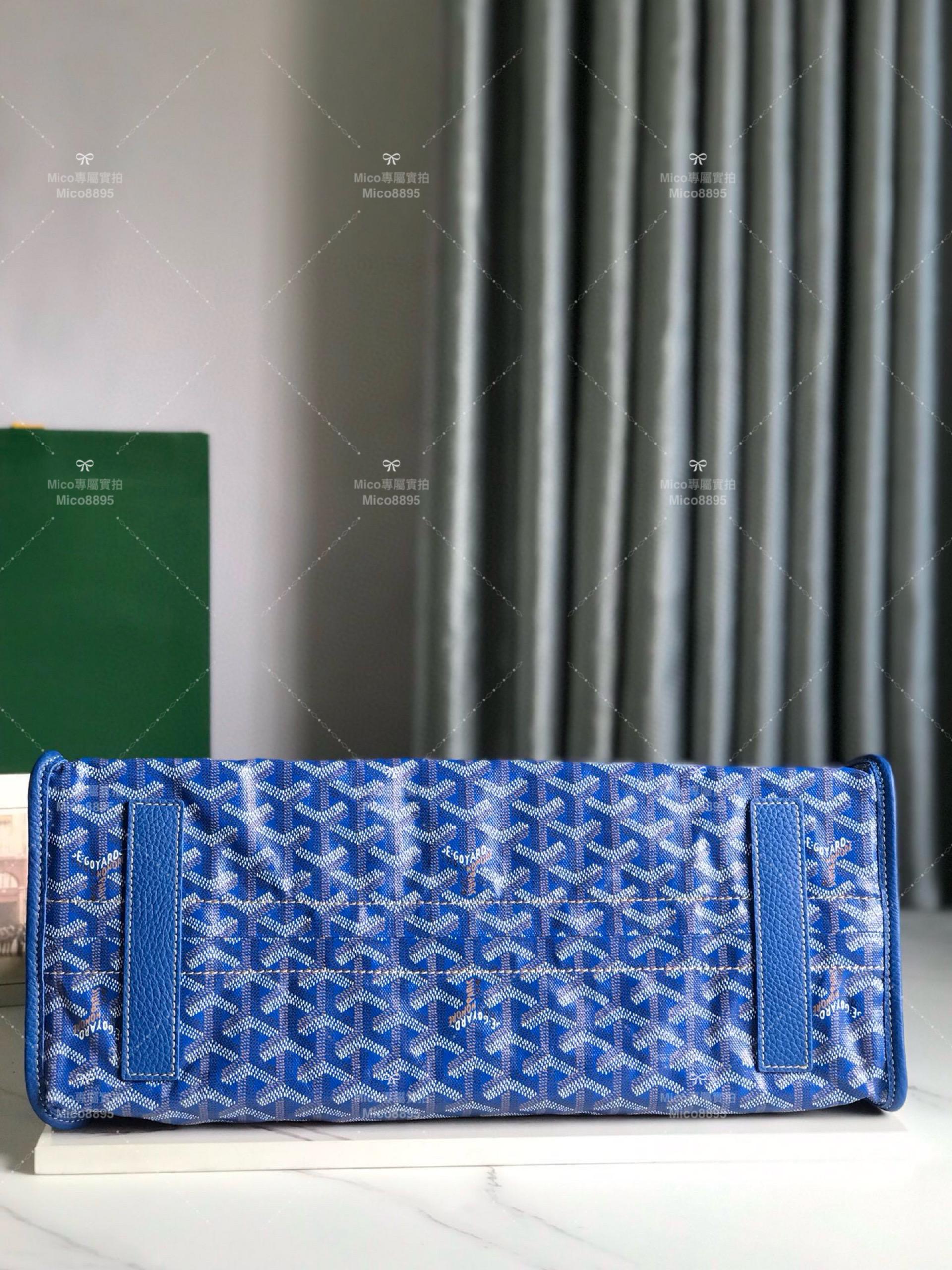 Goyard 亮藍色 hardy bag 購物袋/旅行包/寵物包