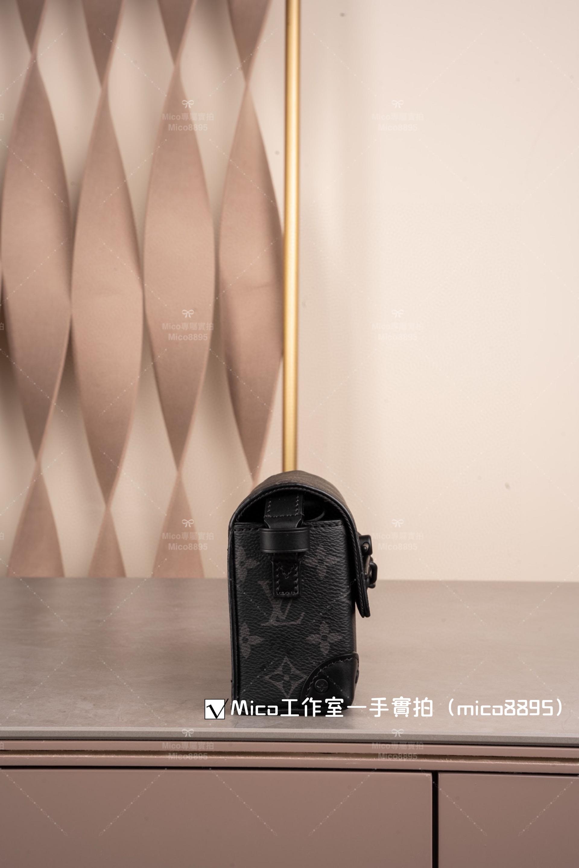 LV M81783 黑色老花 Steamer 迷你手袋/硬箱 18cm