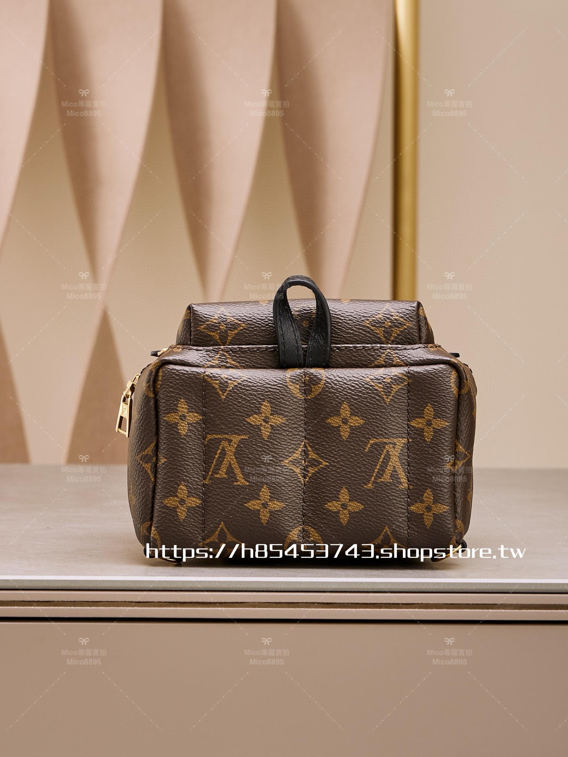 LV M44873 經典款老花後背包 小書包 17cm mini款