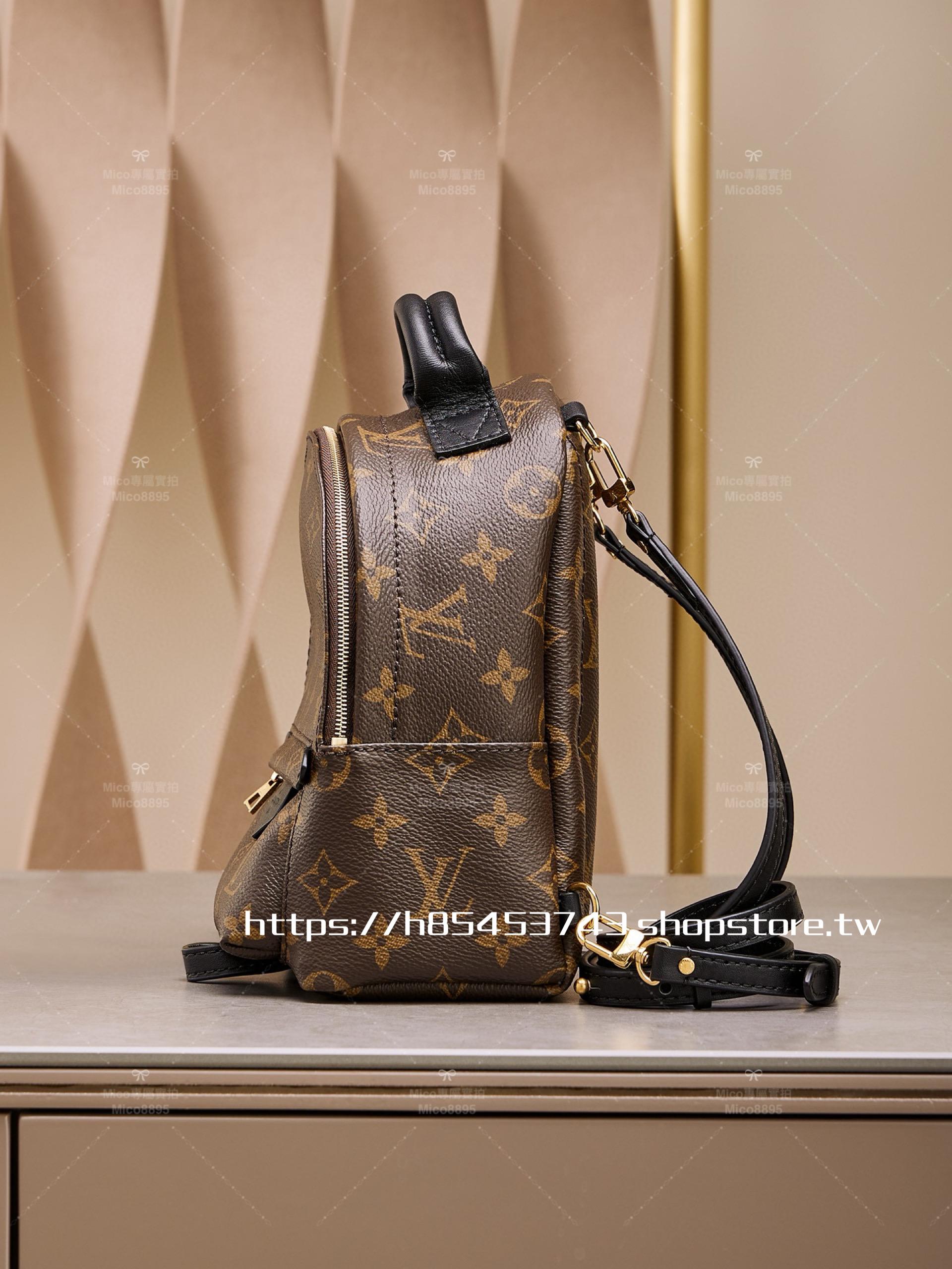 LV M44873 經典款老花後背包 小書包 17cm mini款