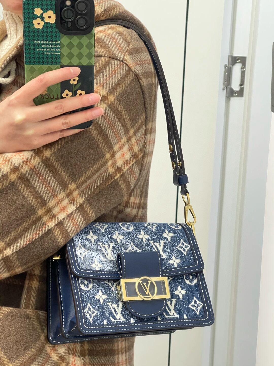 LV 中國限定款 M59716 小號 2022丹寧系列 限定牛仔藍 尺寸:20x15x9CM