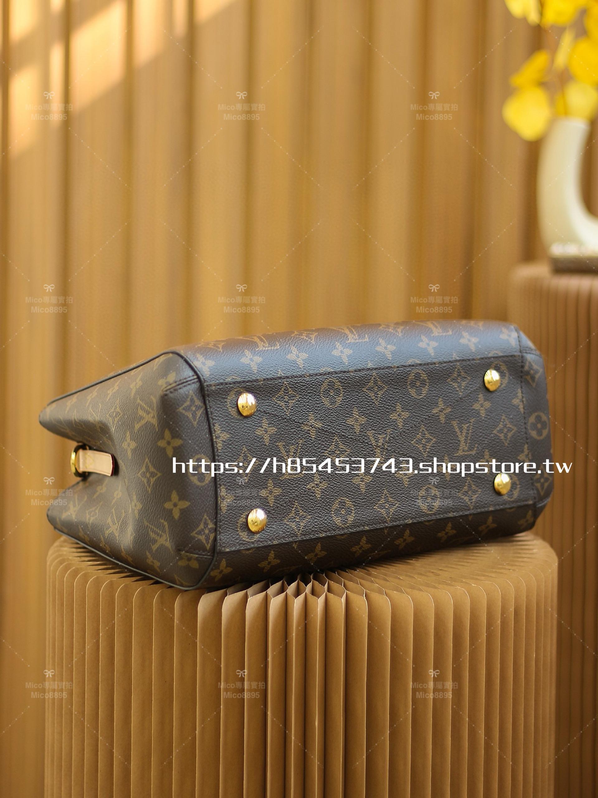 LV 經典款 老花 Montaigm BB 托特包 中號 33cm