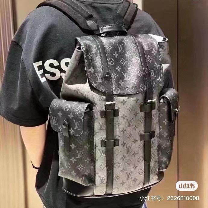 LV Christopher 雙肩包 背包 旅行包 N45419   尺寸:41*48*13cm  