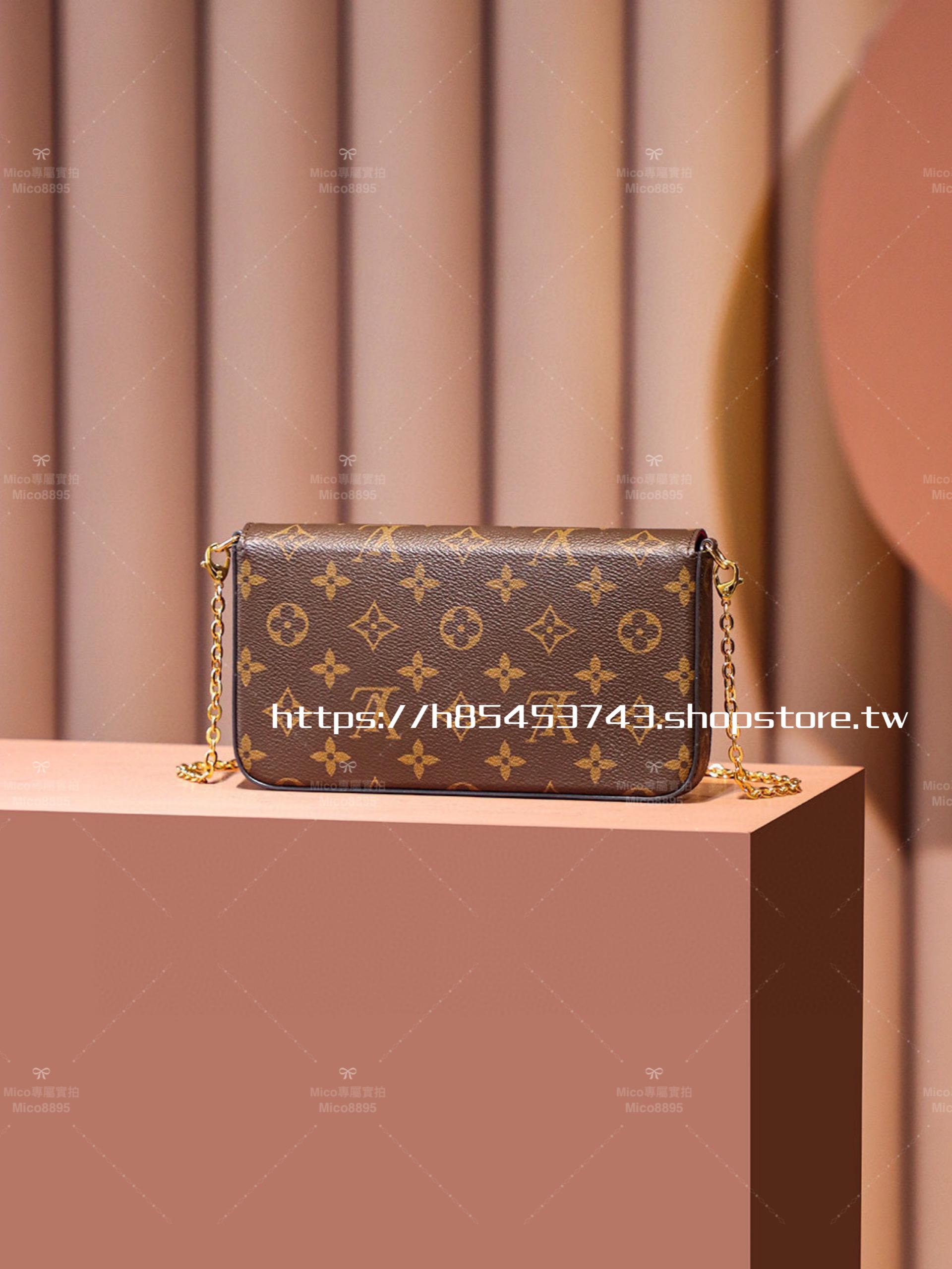 LV 經典款 三合一鏈條肩背包 Pochette Felicia M61276 21cm