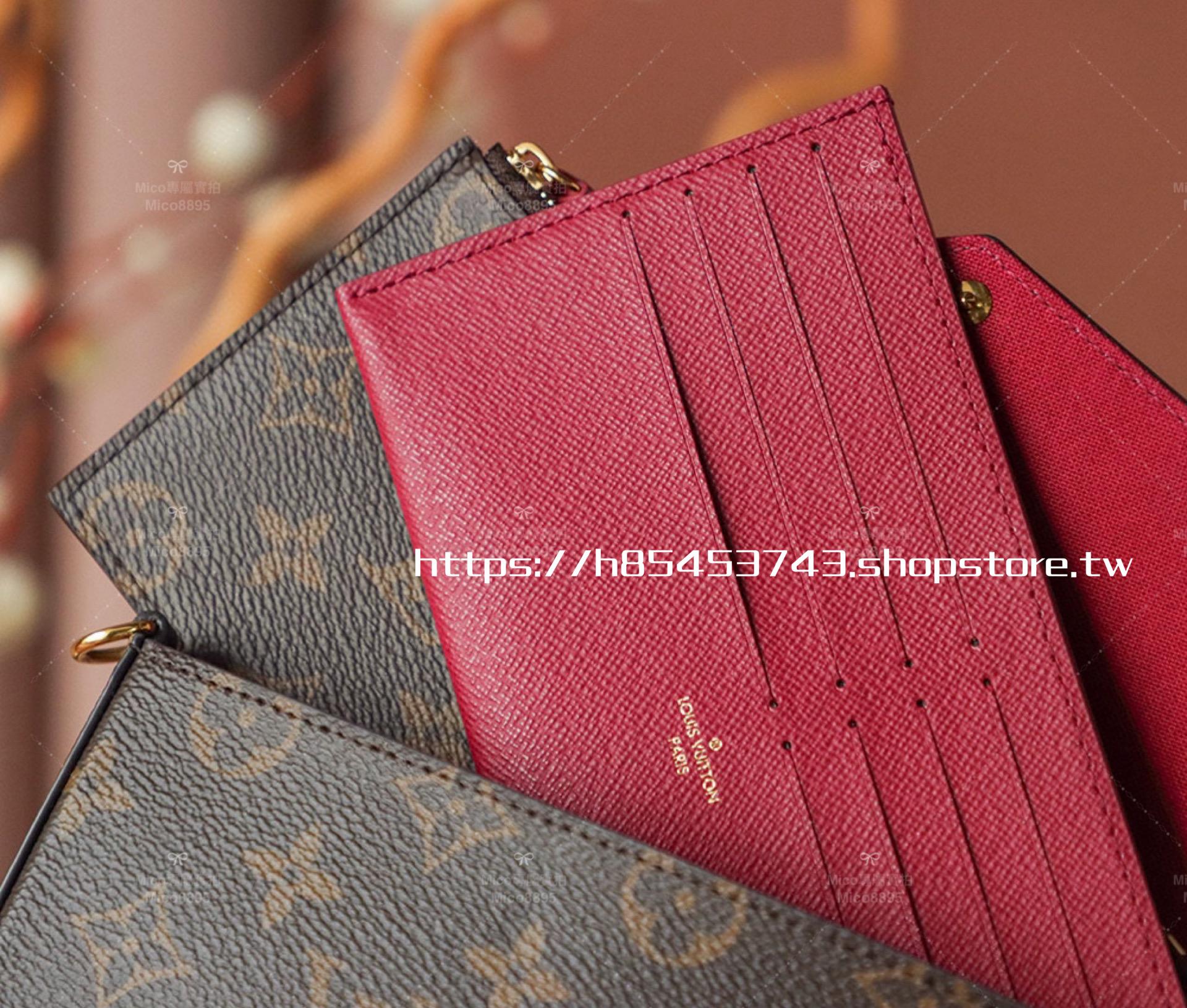 LV 經典款 三合一鏈條肩背包 Pochette Felicia M61276 21cm