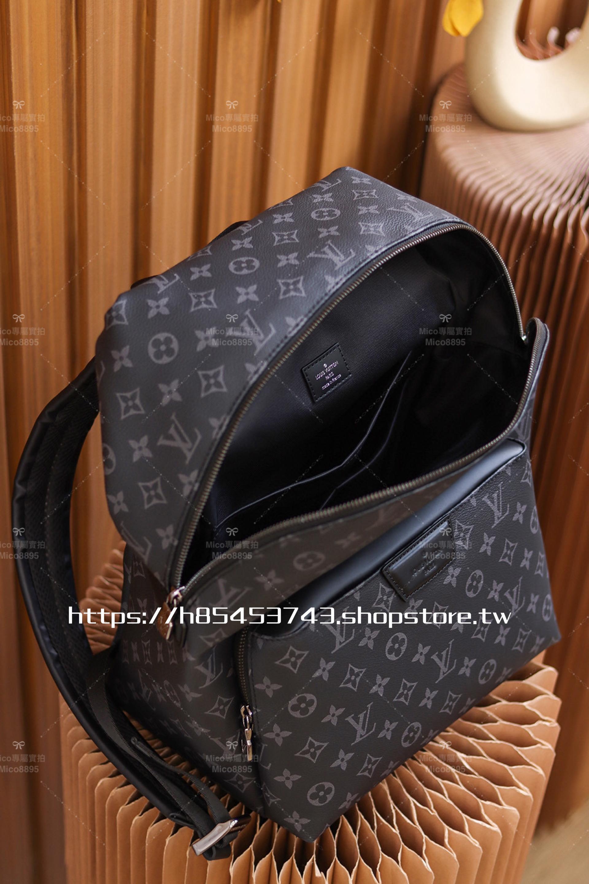 LV discovery 黑色老花 雙肩包/背包 M43186  尺寸:37*40*20cm