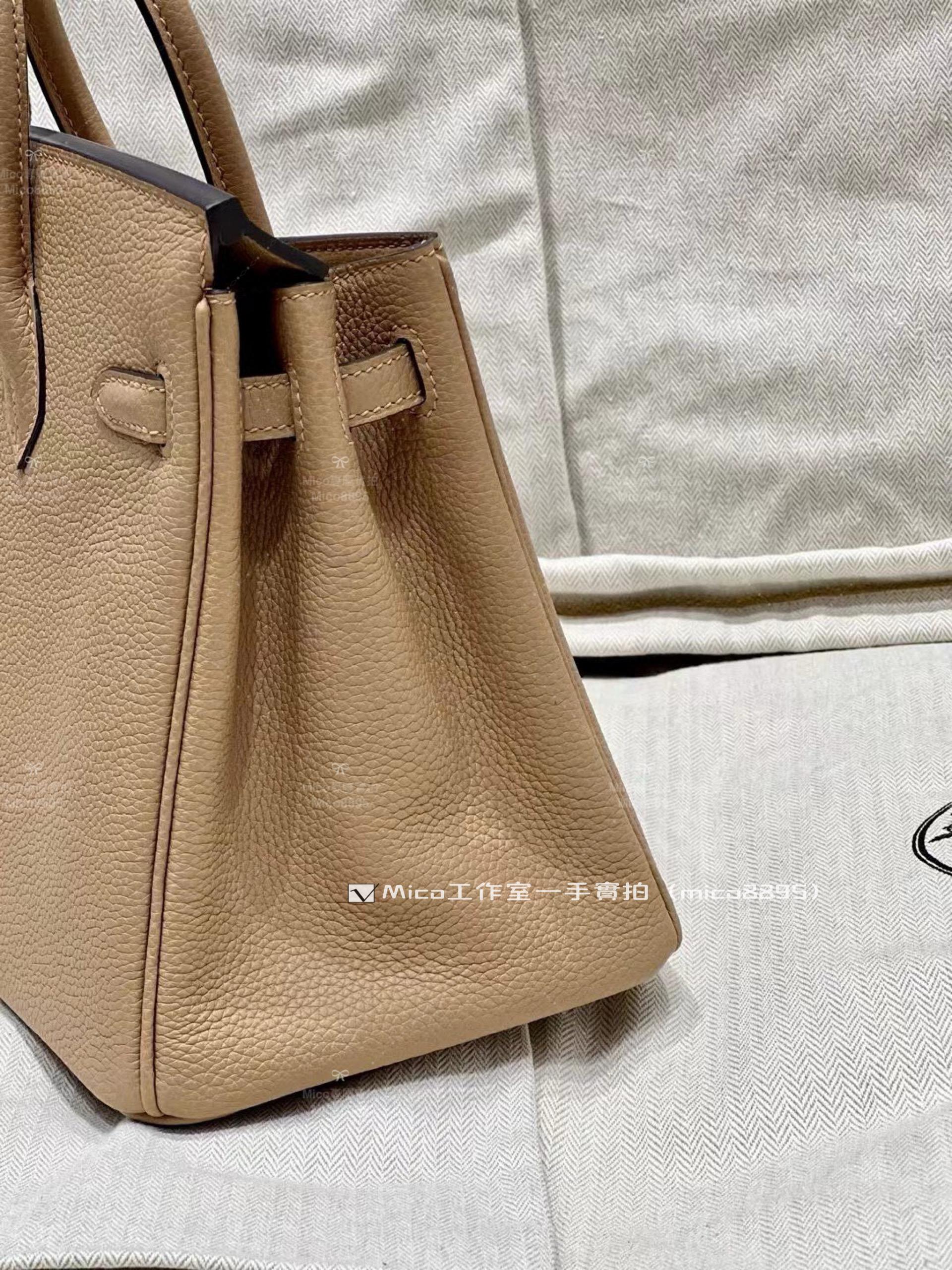 MICO｜HERMES Bk25，0M奶茶色/金扣，原廠Togo皮，全手工