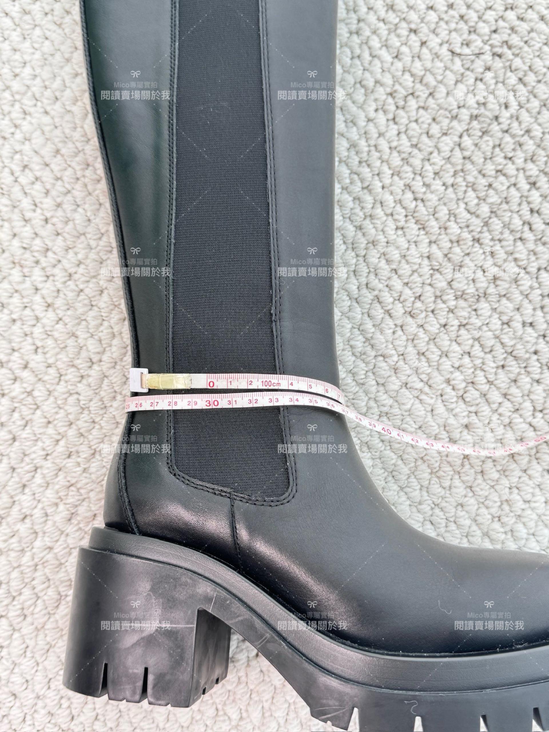 Bottega Venetian 經典系列 圓頭粗跟長靴 跟高7.5cm 35-40