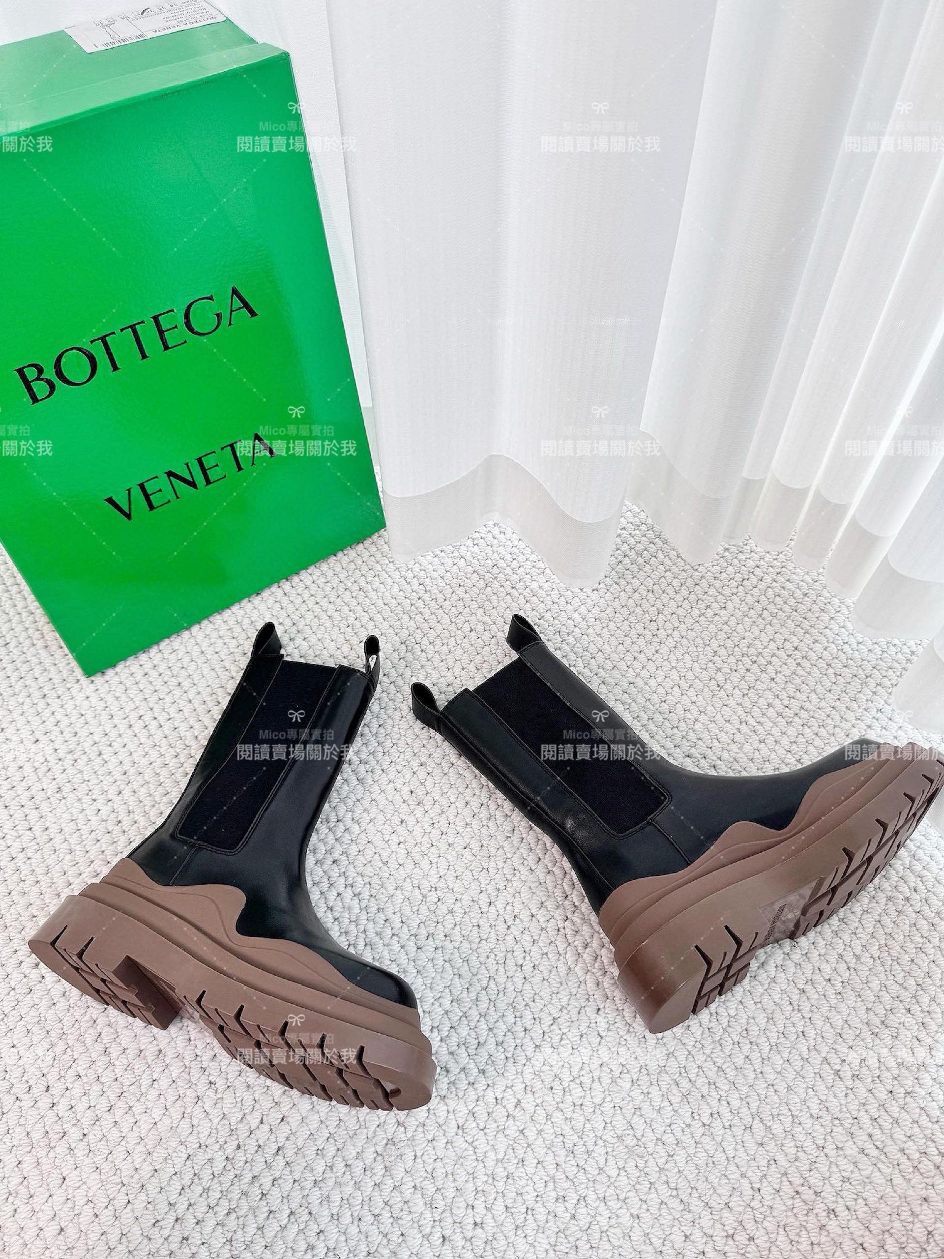 Bottega Venetian 經典系列 厚底 棕色底 中筒靴  35-40