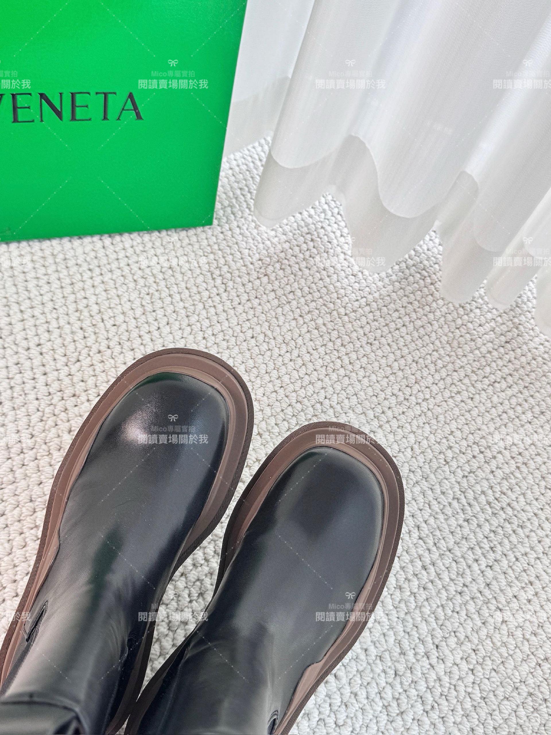 Bottega Venetian 經典系列 厚底 棕色底 中筒靴  35-40