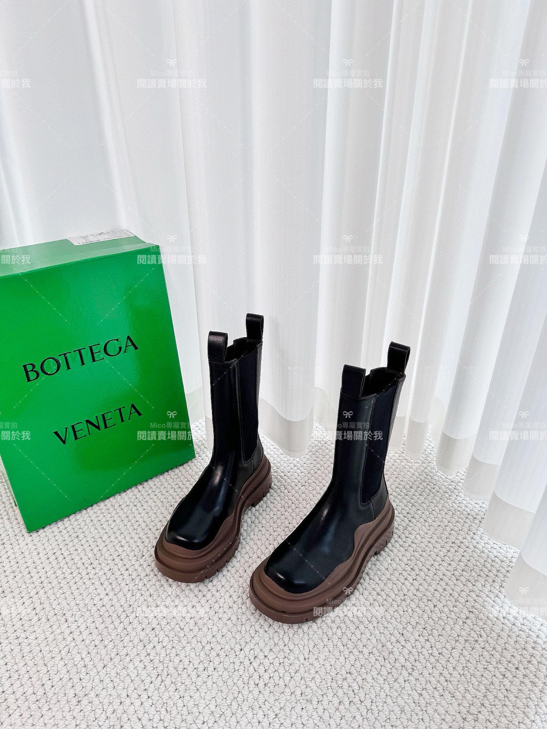 Bottega Venetian 經典系列 厚底 棕色底 中筒靴  35-40