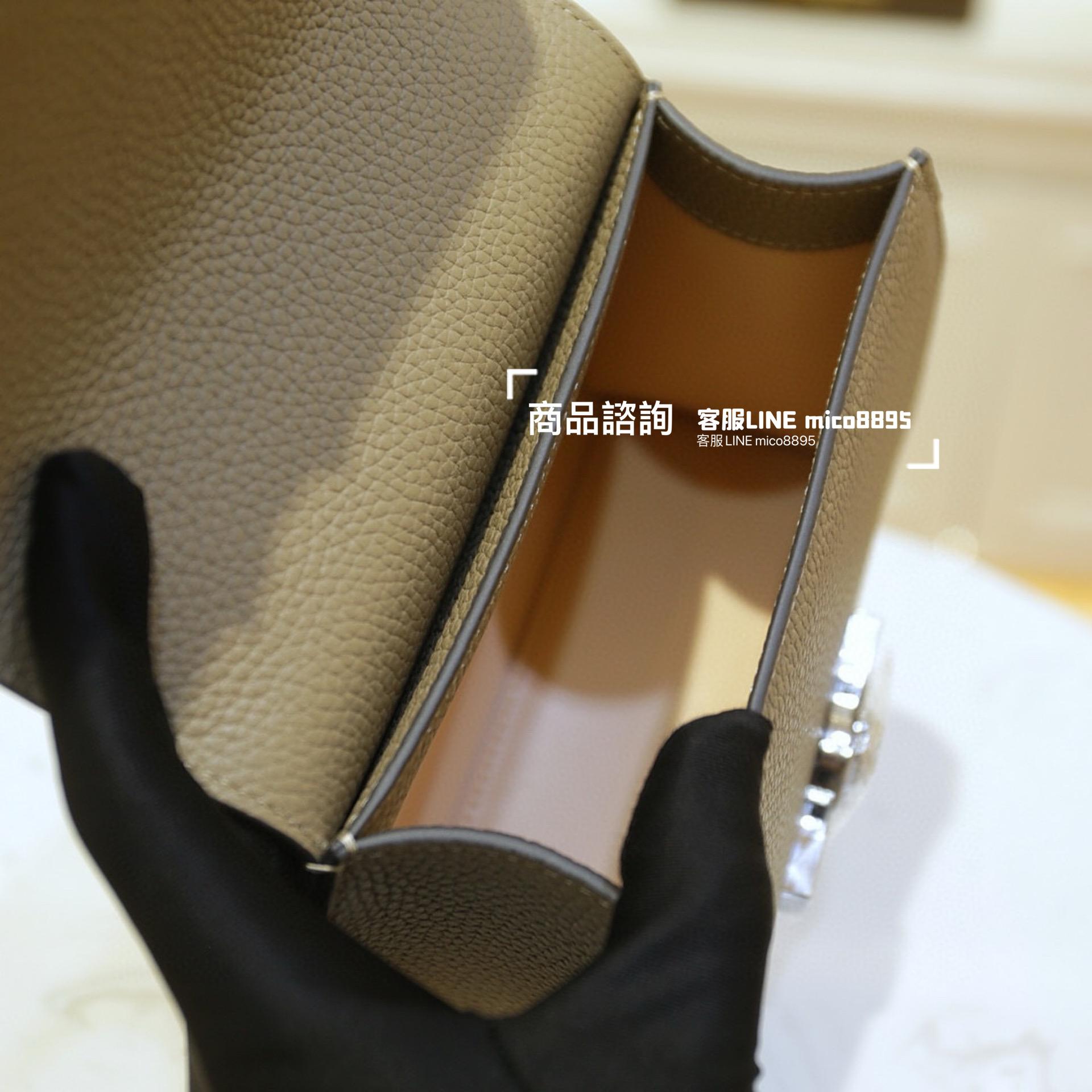 Moynat 法國摩納 經典 Rejane手袋 斑鳩灰/銀釦 20cm