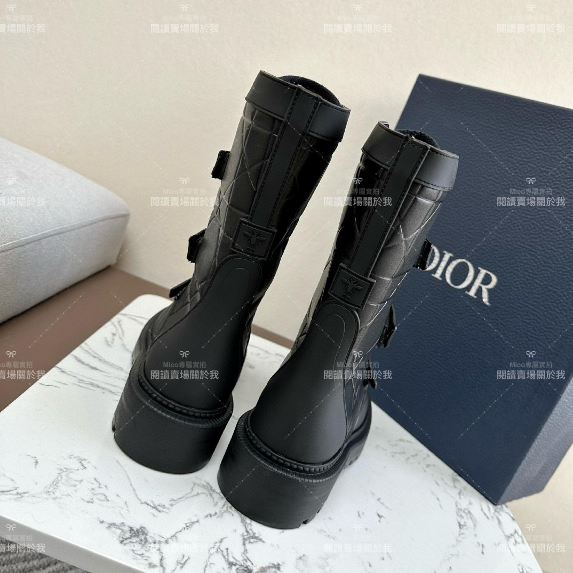 Dior Garden系列 厚底魔術貼短靴/馬丁靴 4.5cm 35-39