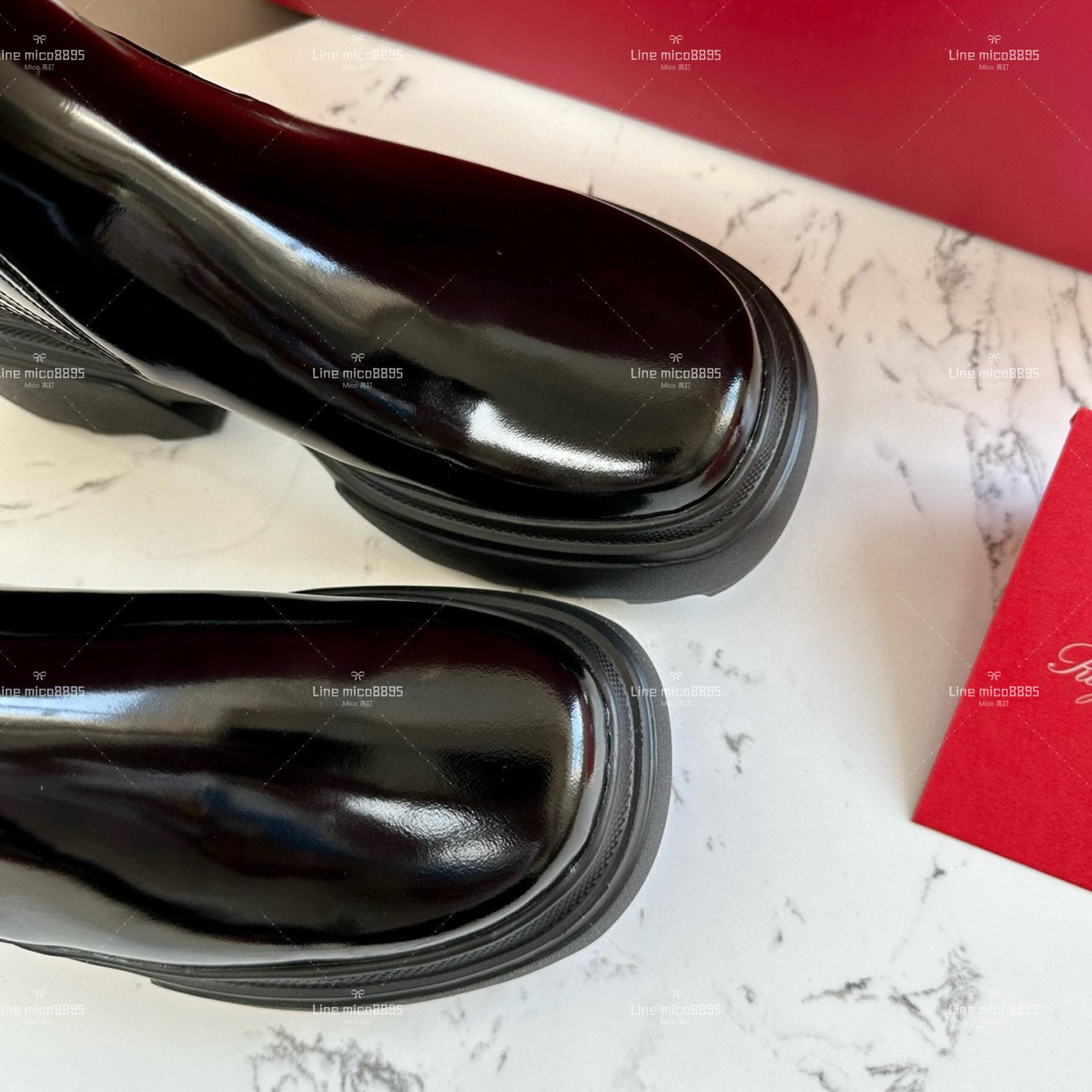 Roger Vivier 鑽釦 WALLAVIV短靴— 樂福鞋 35-39