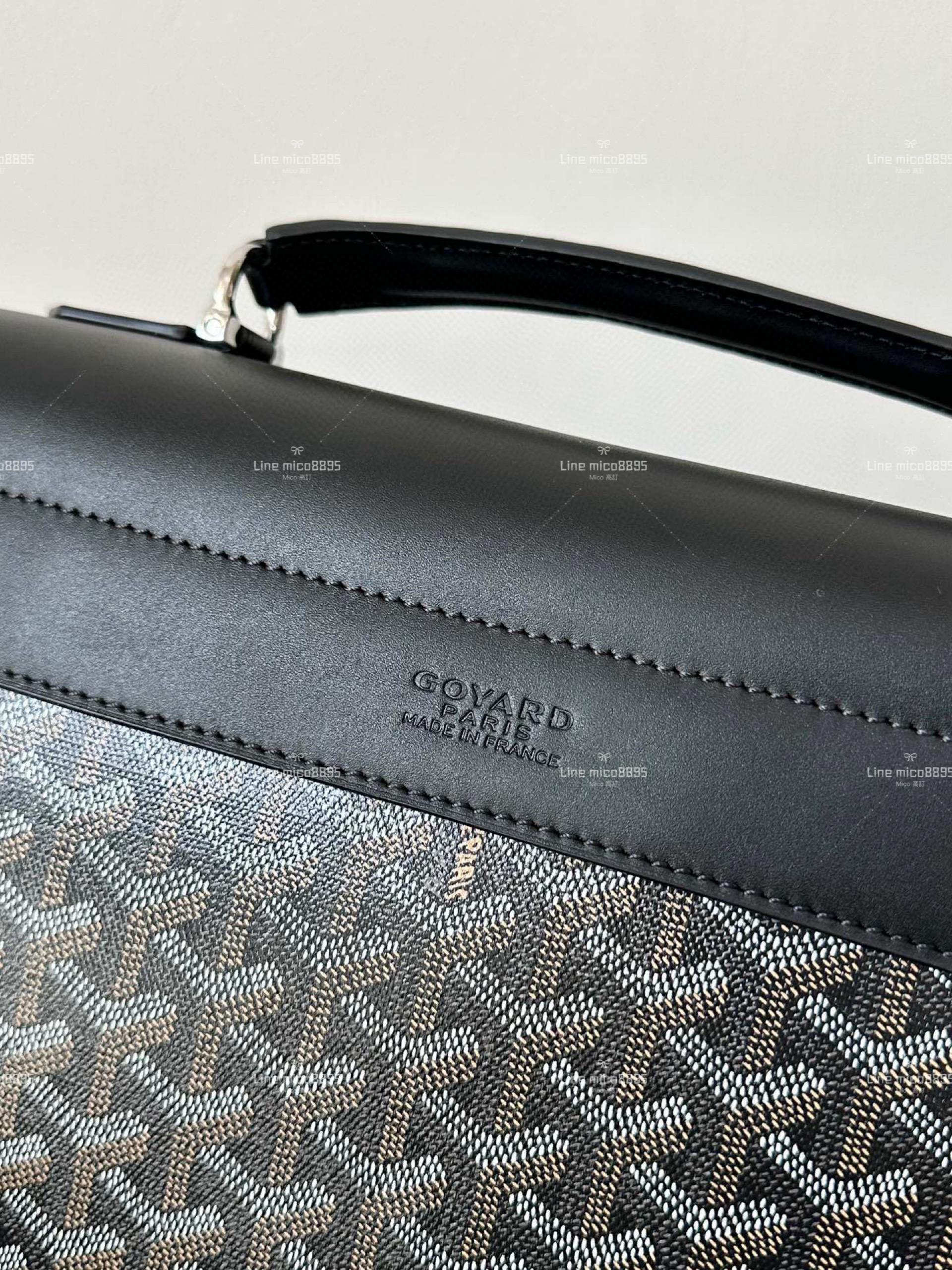 Goyard citadin 黑色 公文包/郵差包 可以肩背，休閒商務兩不誤 38cm