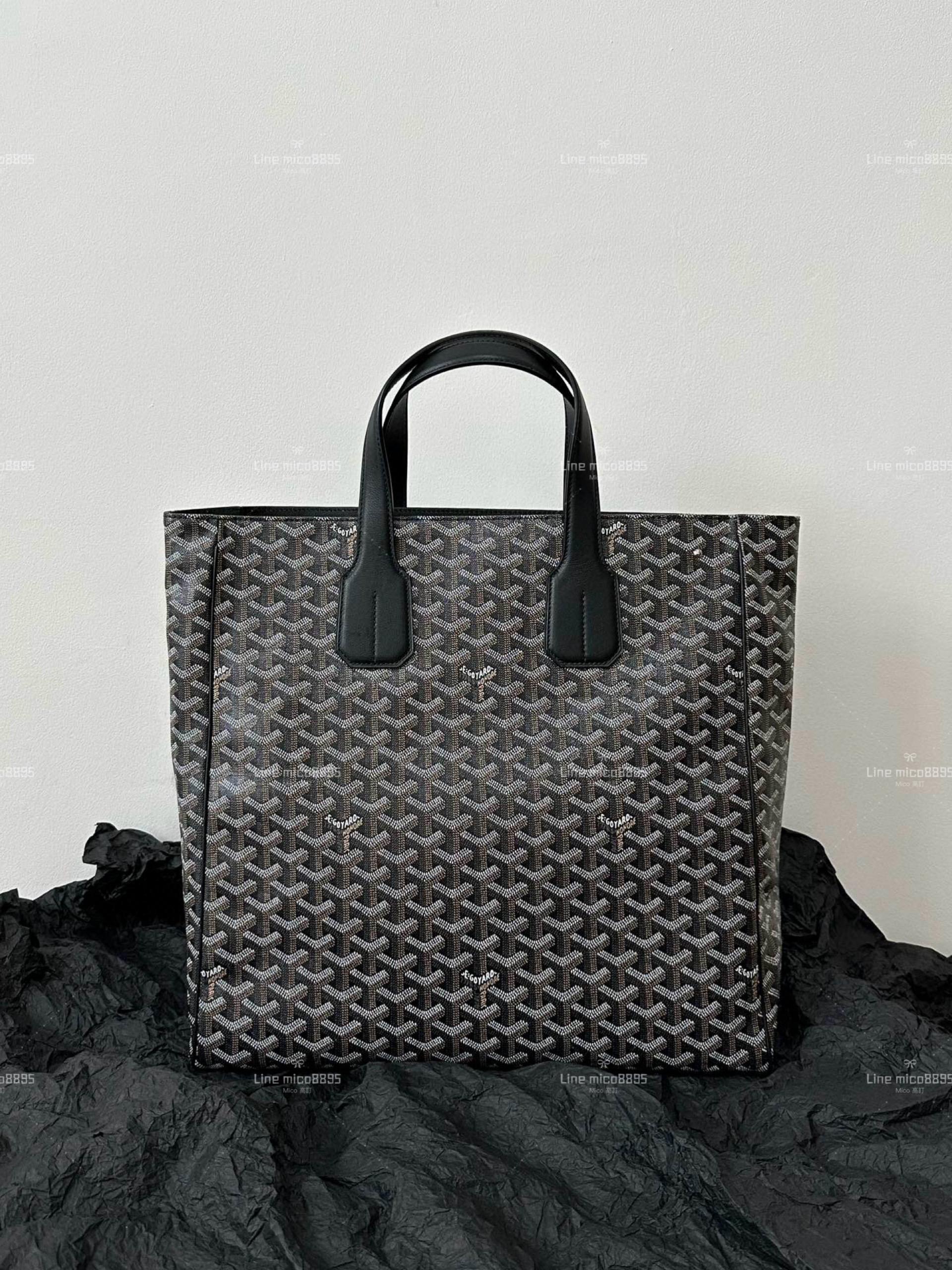 Goyard 黑色 voltaire 竪版 tote托特包 38.5×38×11.5cm