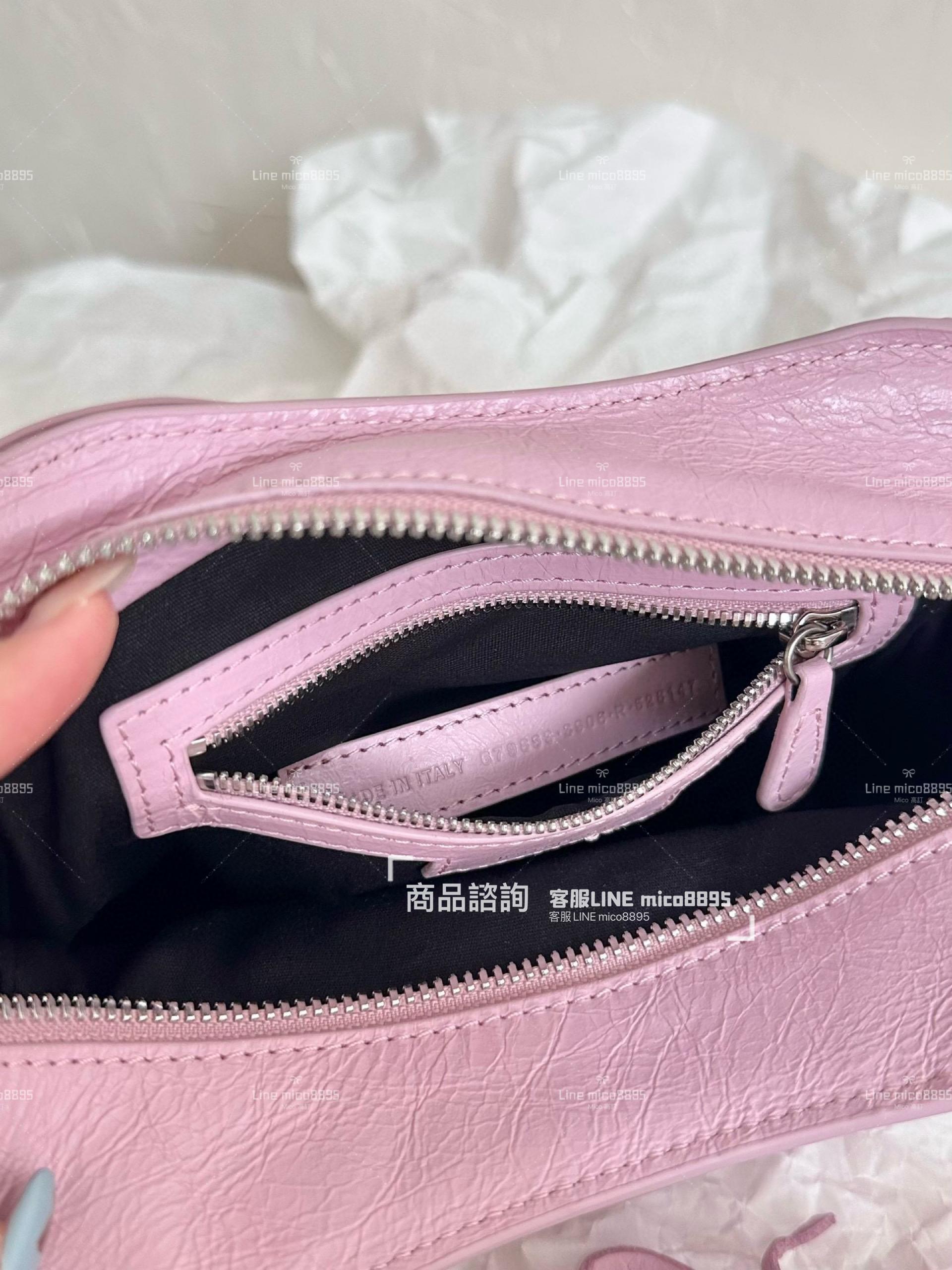 Balenciaga neo classic 機車包xs 乾枯玫瑰粉 26cm