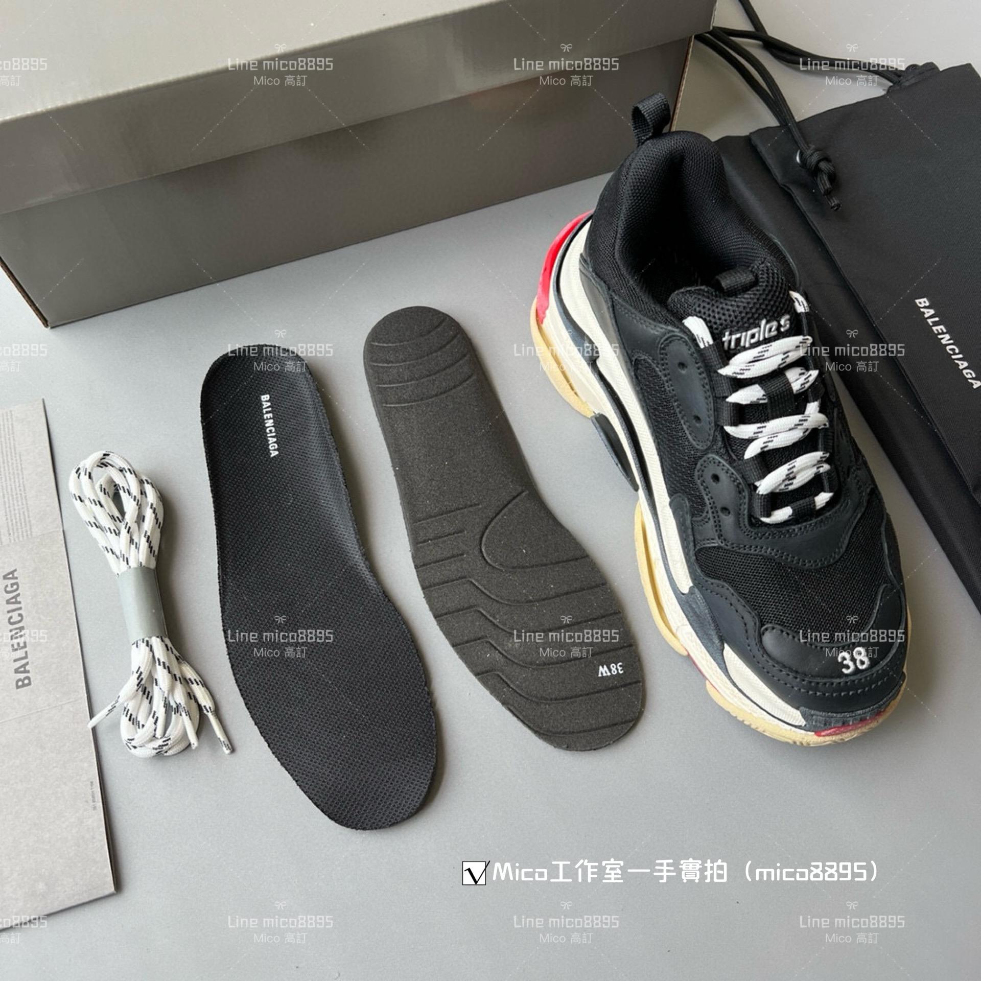 Balenciaga Triple S 一代厚底老爹鞋/休閒鞋 男女款 35-45