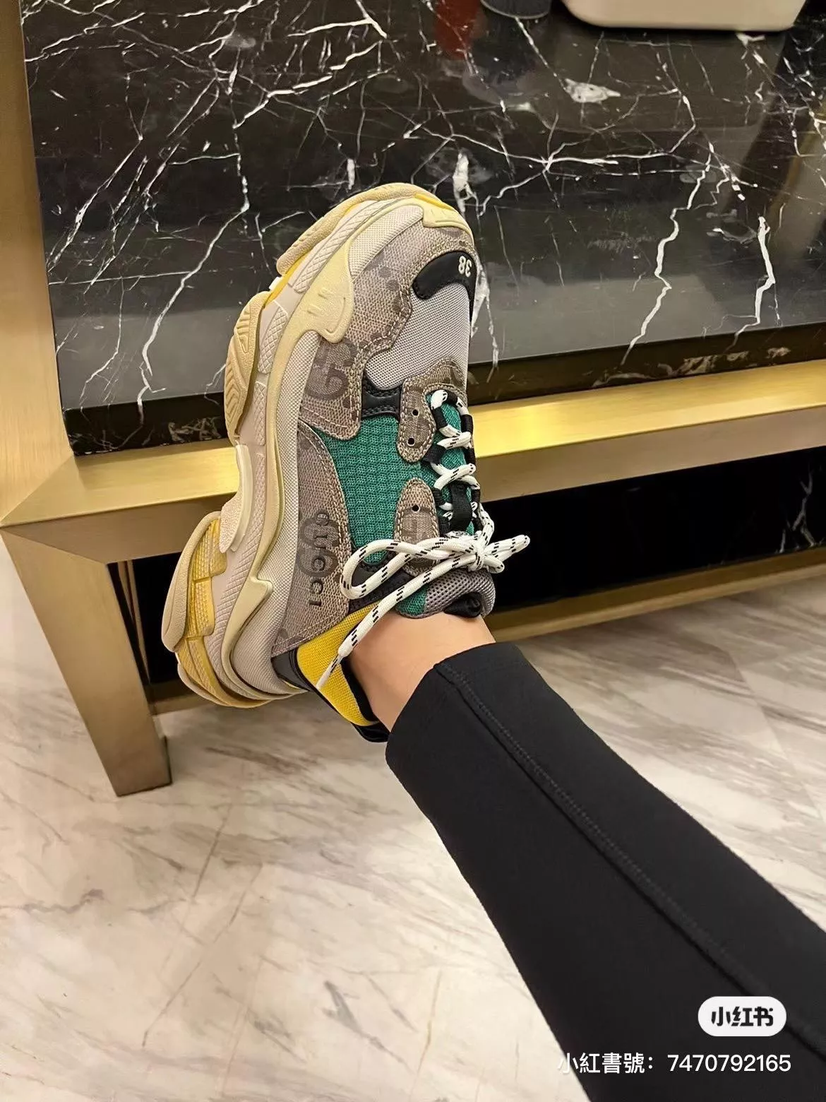 Balenciaga Gucci聯名款 Triple S 一代厚底老爹鞋/休閒鞋 男女款 35-45