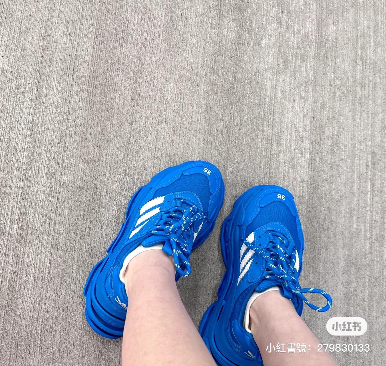 Balenciaga adidas x 巴黎世家聯名 Triple S 一代厚底老爹鞋/休閒鞋 男女款 35-45