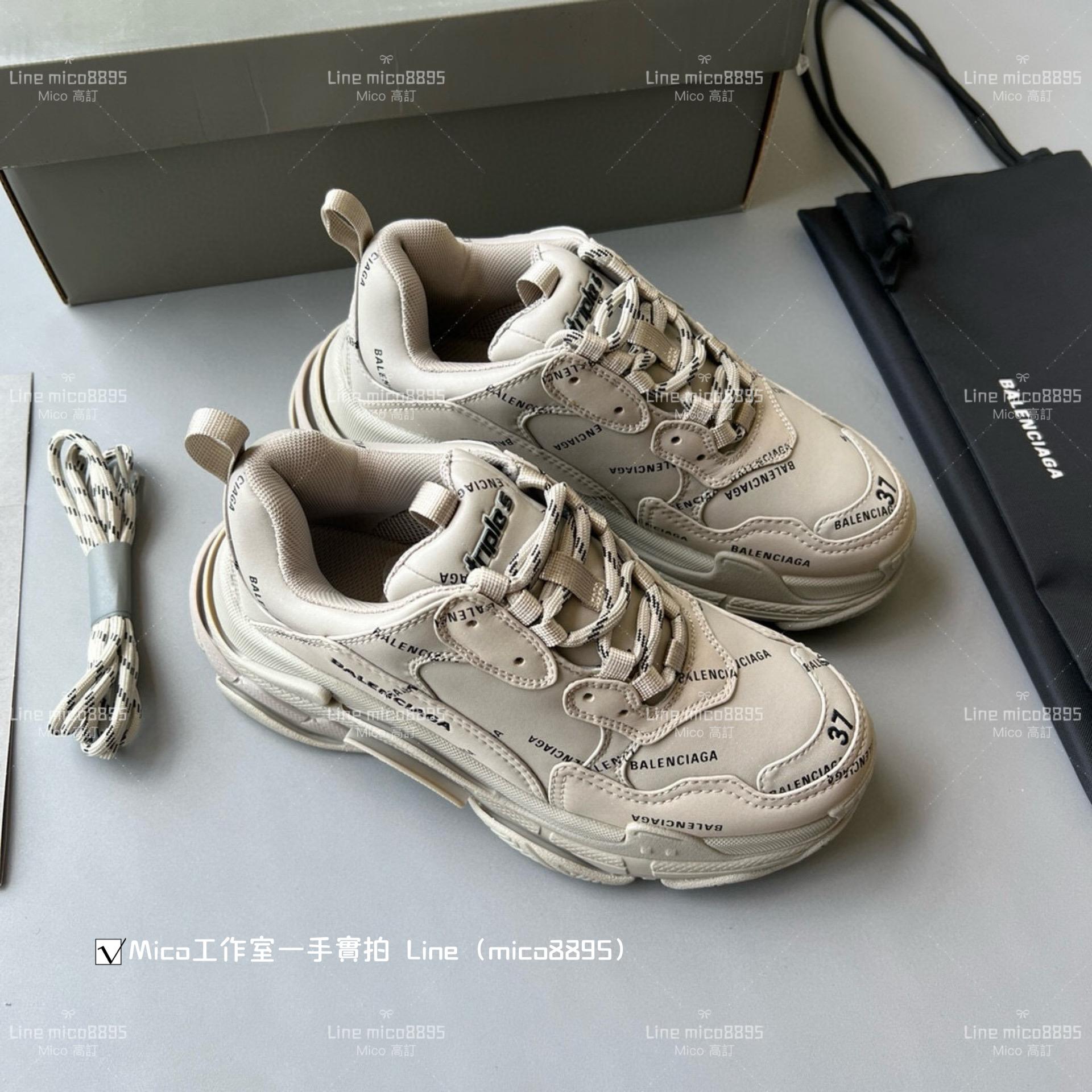 Balenciaga 滿Longo系列 Triple S 一代厚底老爹鞋/休閒鞋 男女款 35-45