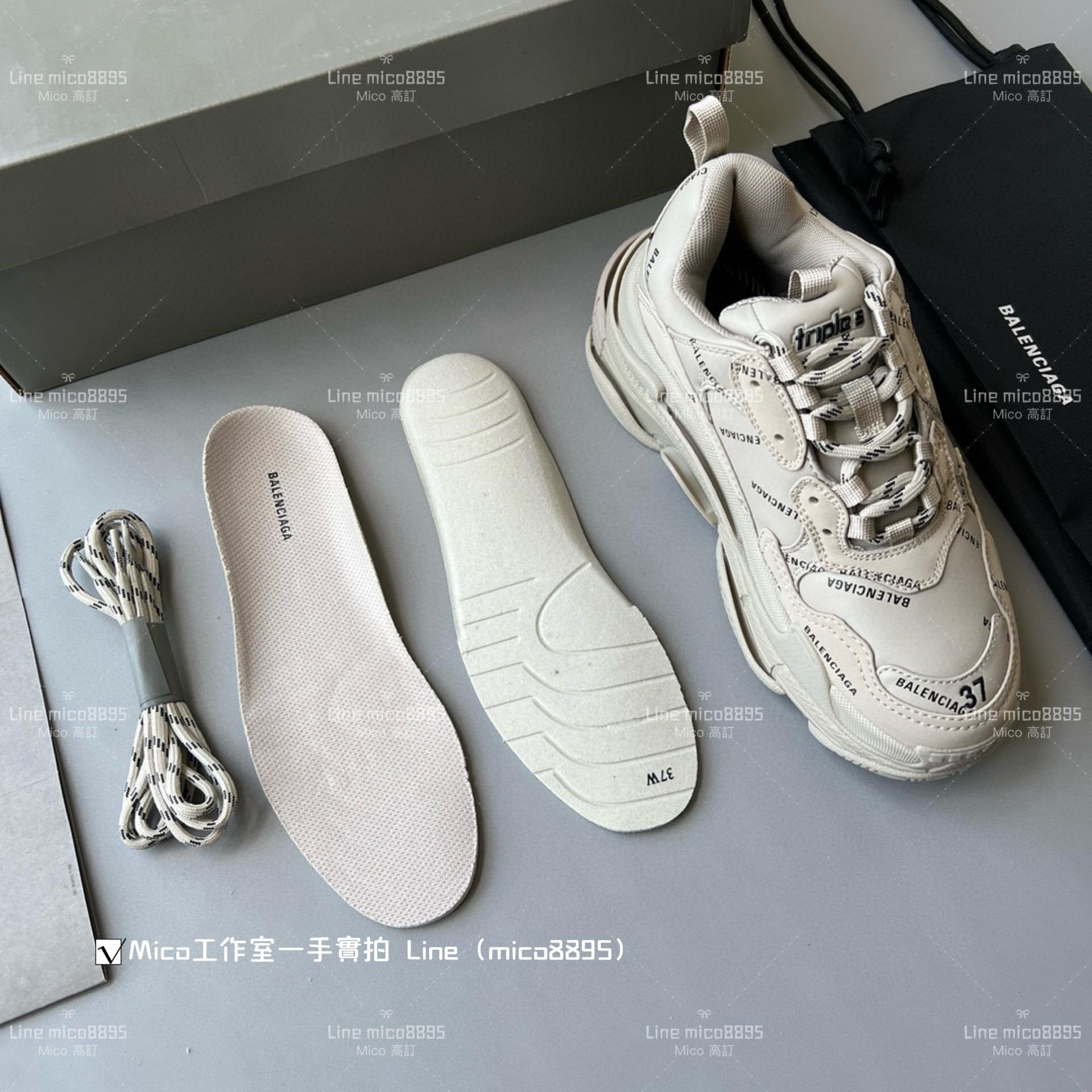 Balenciaga 滿Longo系列 Triple S 一代厚底老爹鞋/休閒鞋 男女款 35-45