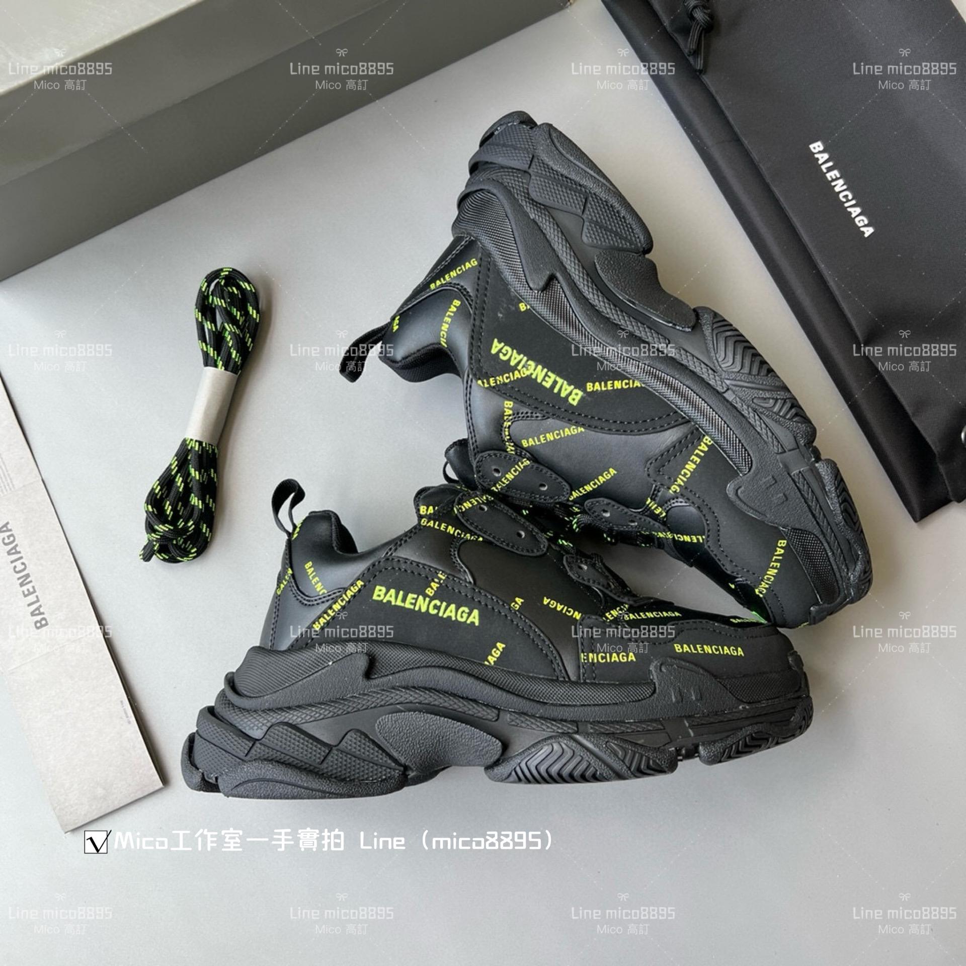 Balenciaga 滿Longo系列 Triple S 一代厚底老爹鞋/休閒鞋 男女款 35-45