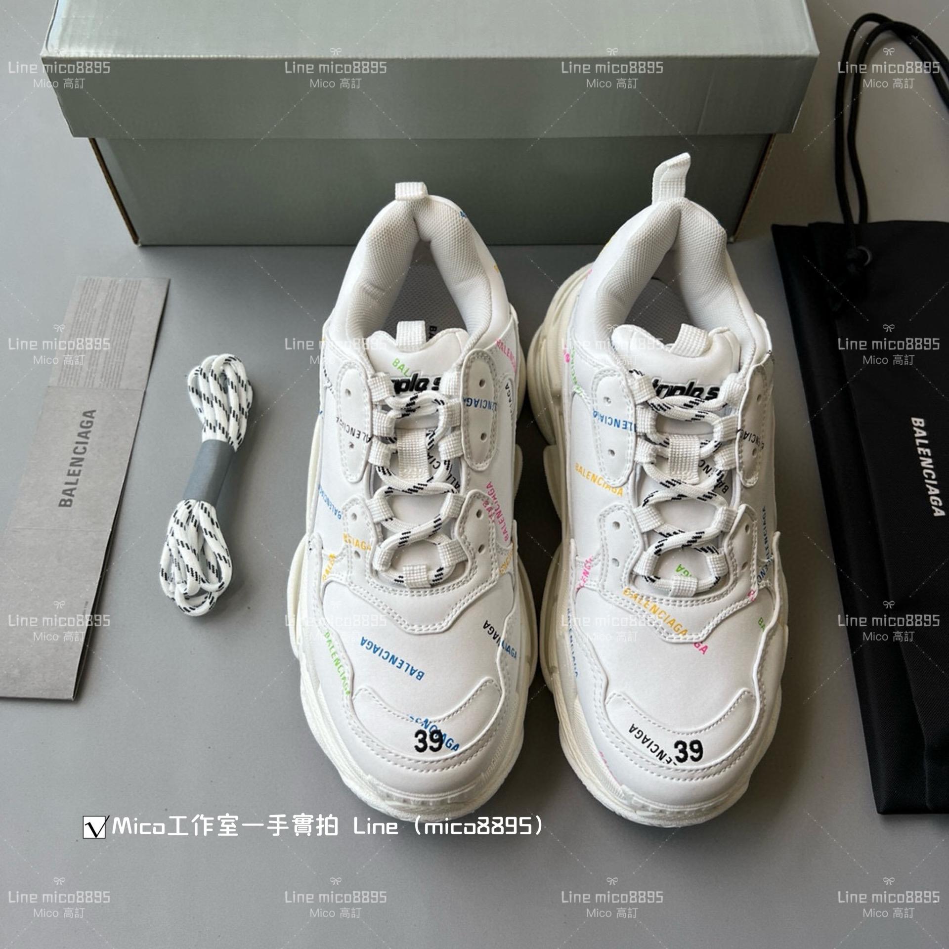 Balenciaga 滿Longo系列 Triple S 一代厚底老爹鞋/休閒鞋 男女款 35-45