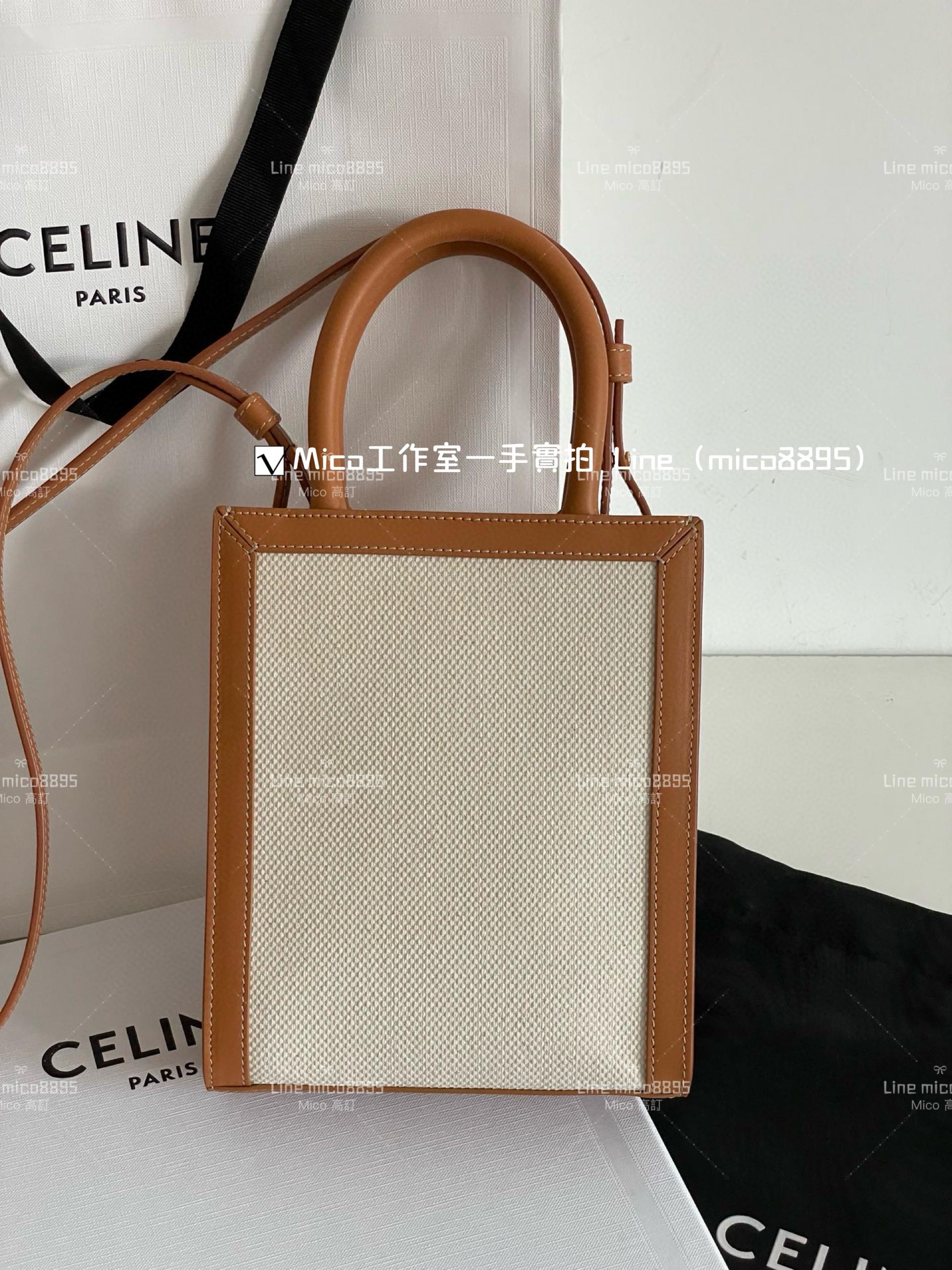 Celine mini 帆布Tote 托特包/琴譜包 17*21cm