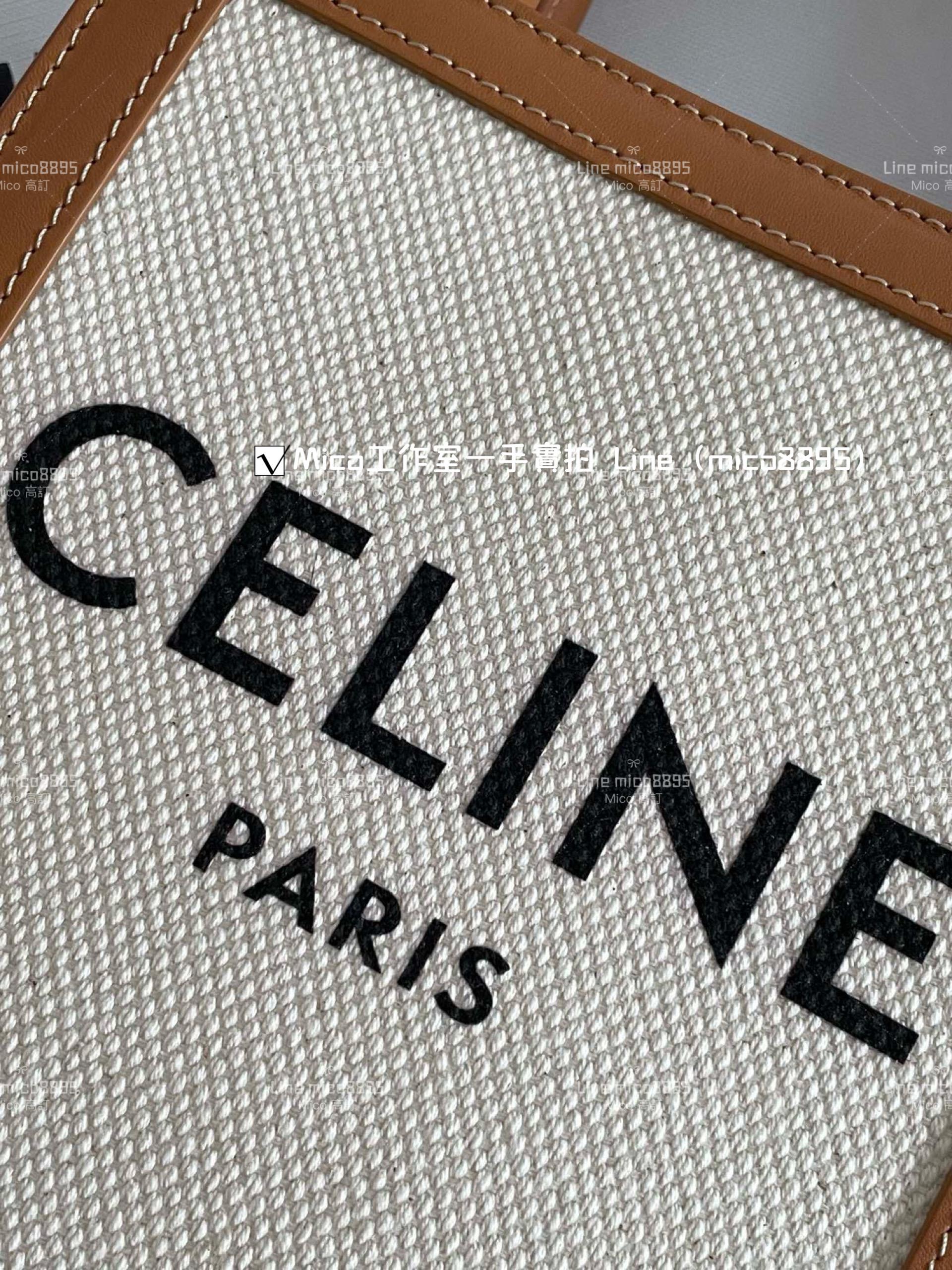 Celine mini 帆布Tote 托特包/琴譜包 17*21cm